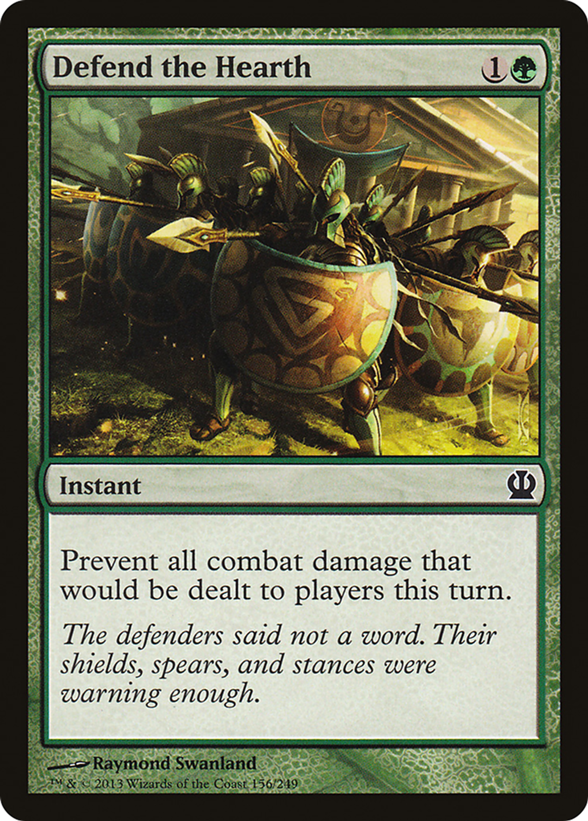 Defend the Hearth — Theros — Magic: The Gathering
