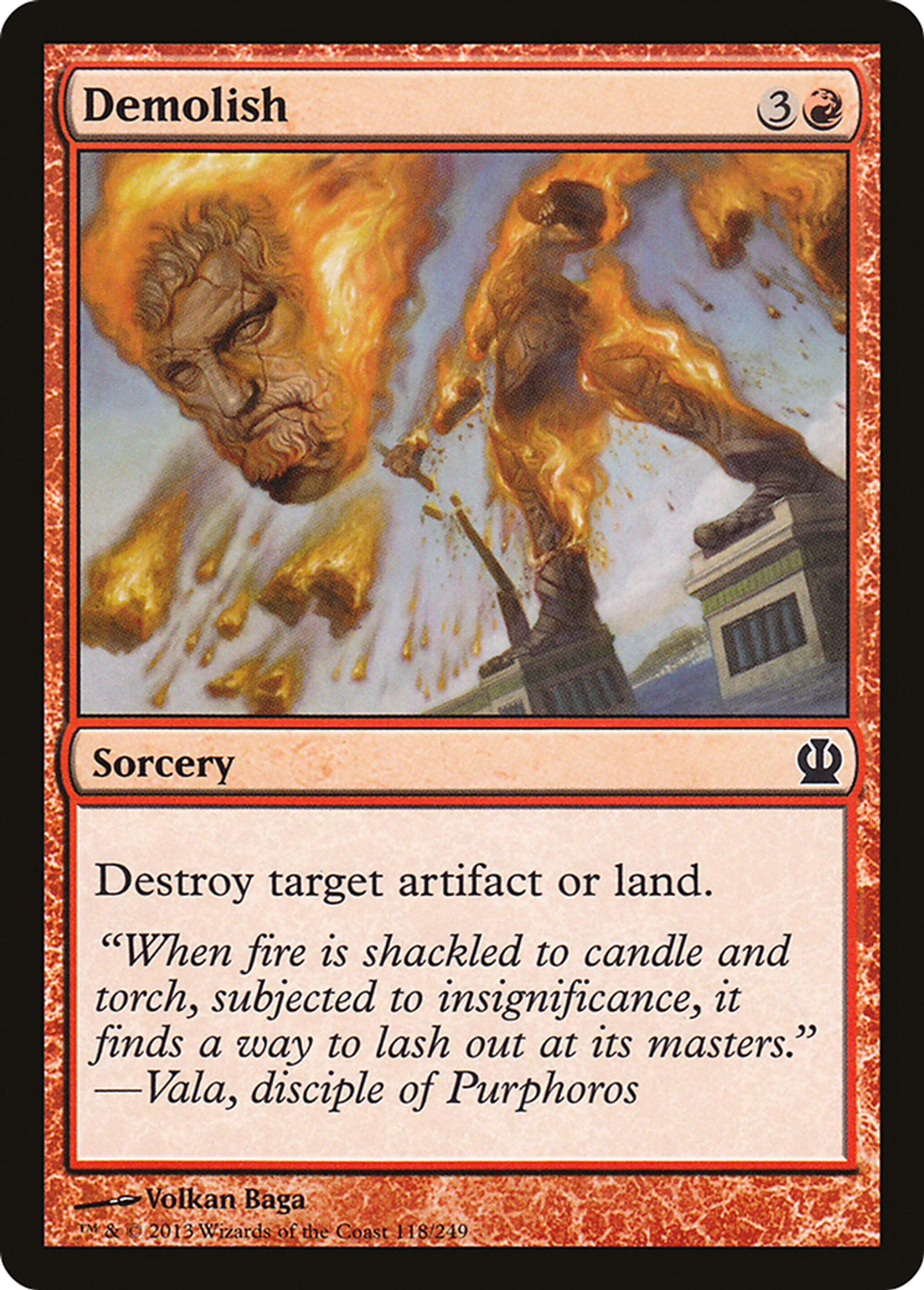 Démolition — Theros — Magic: The Gathering