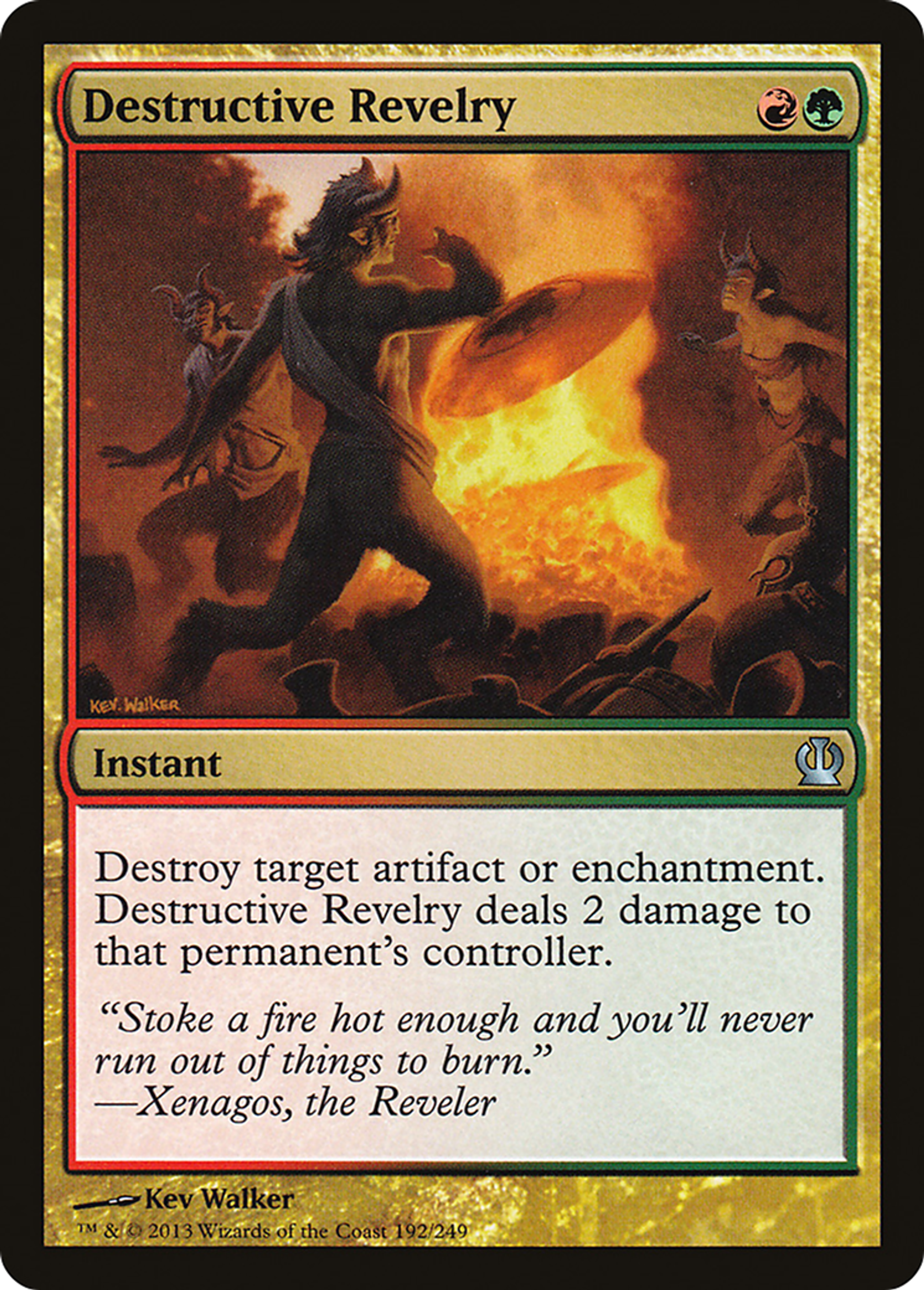 Destructive Revelry — Theros — Magic: The Gathering
