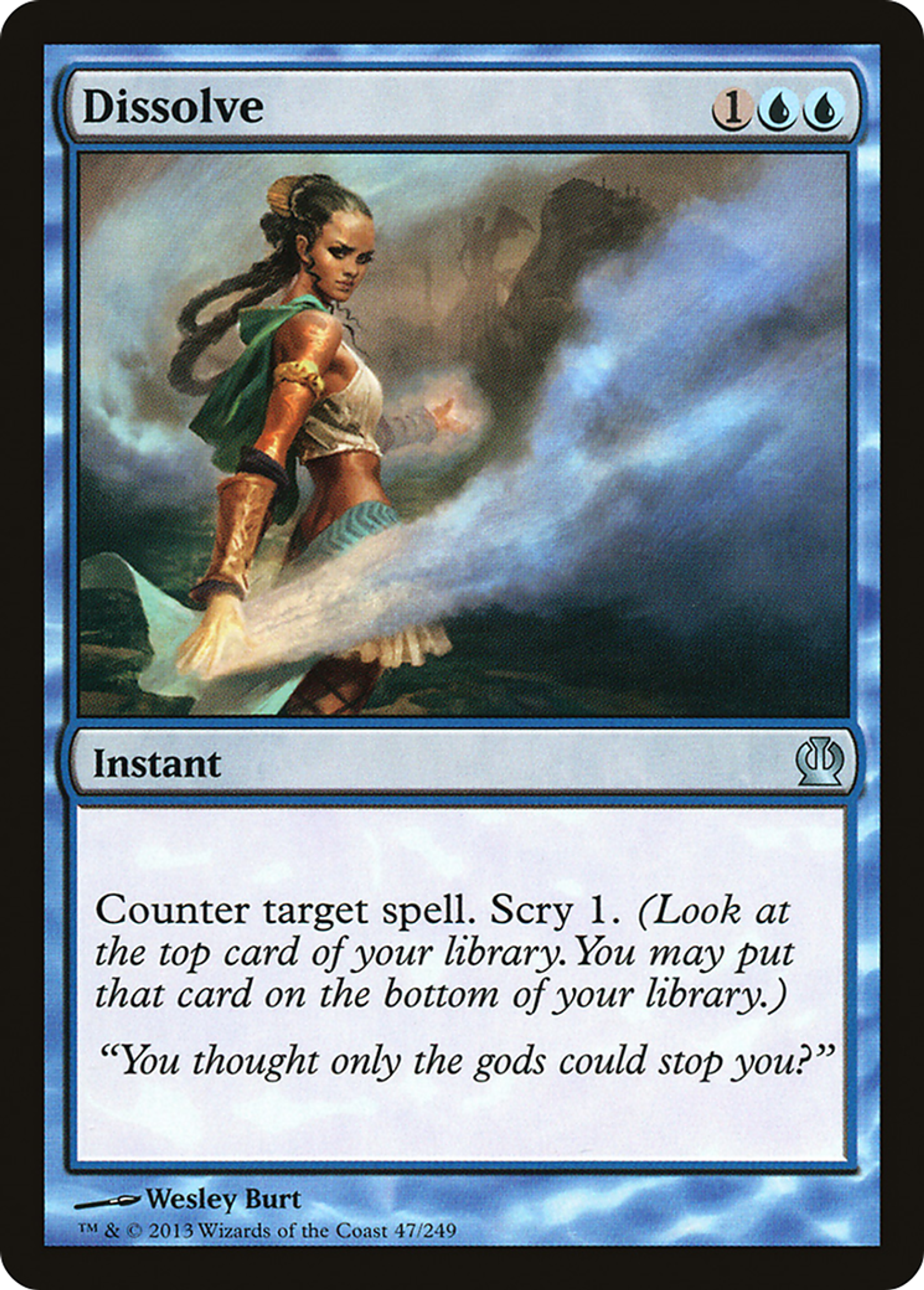 Dissolve — Theros — Magic: The Gathering