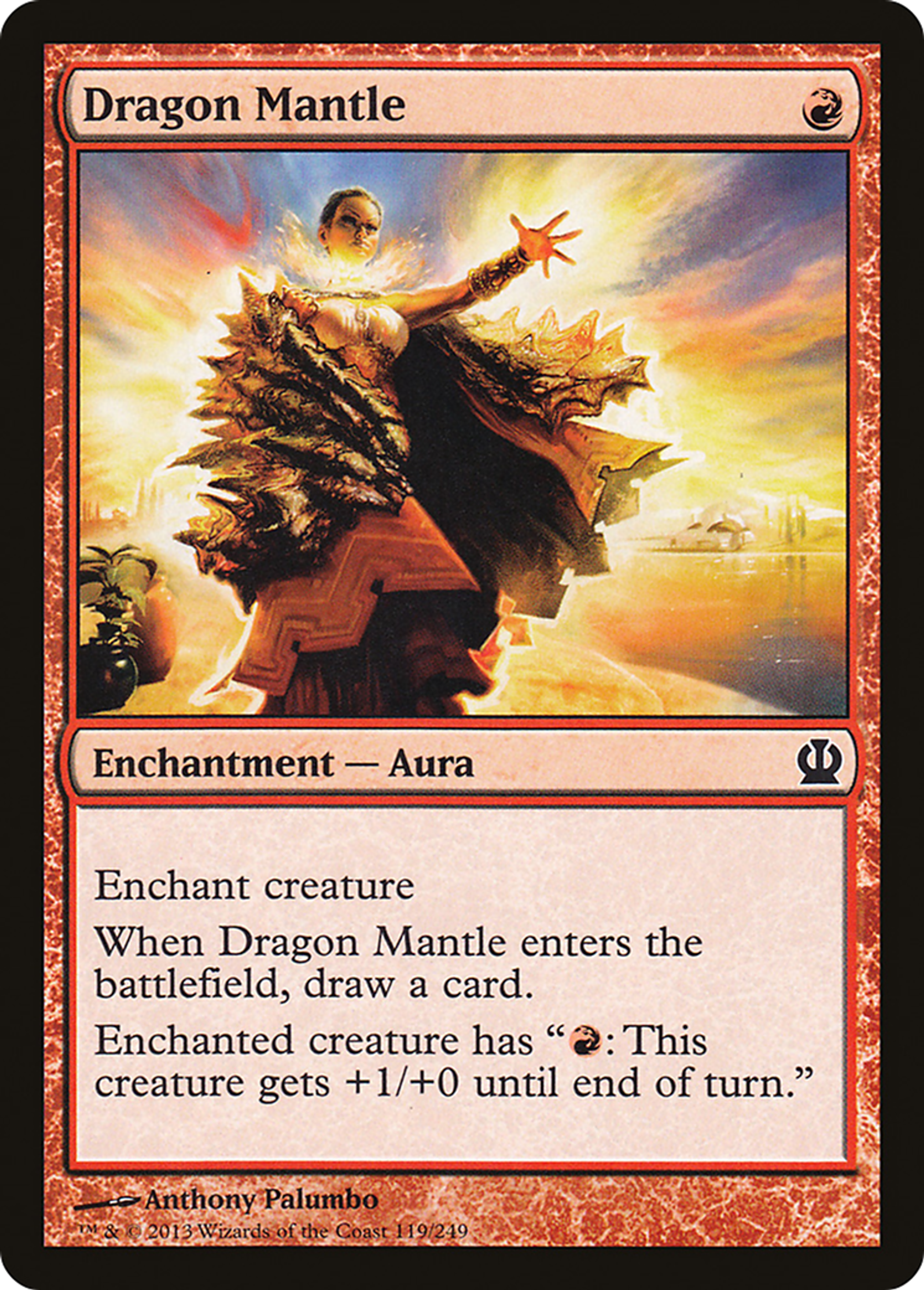 Dragon Mantle — Theros — Magic: The Gathering