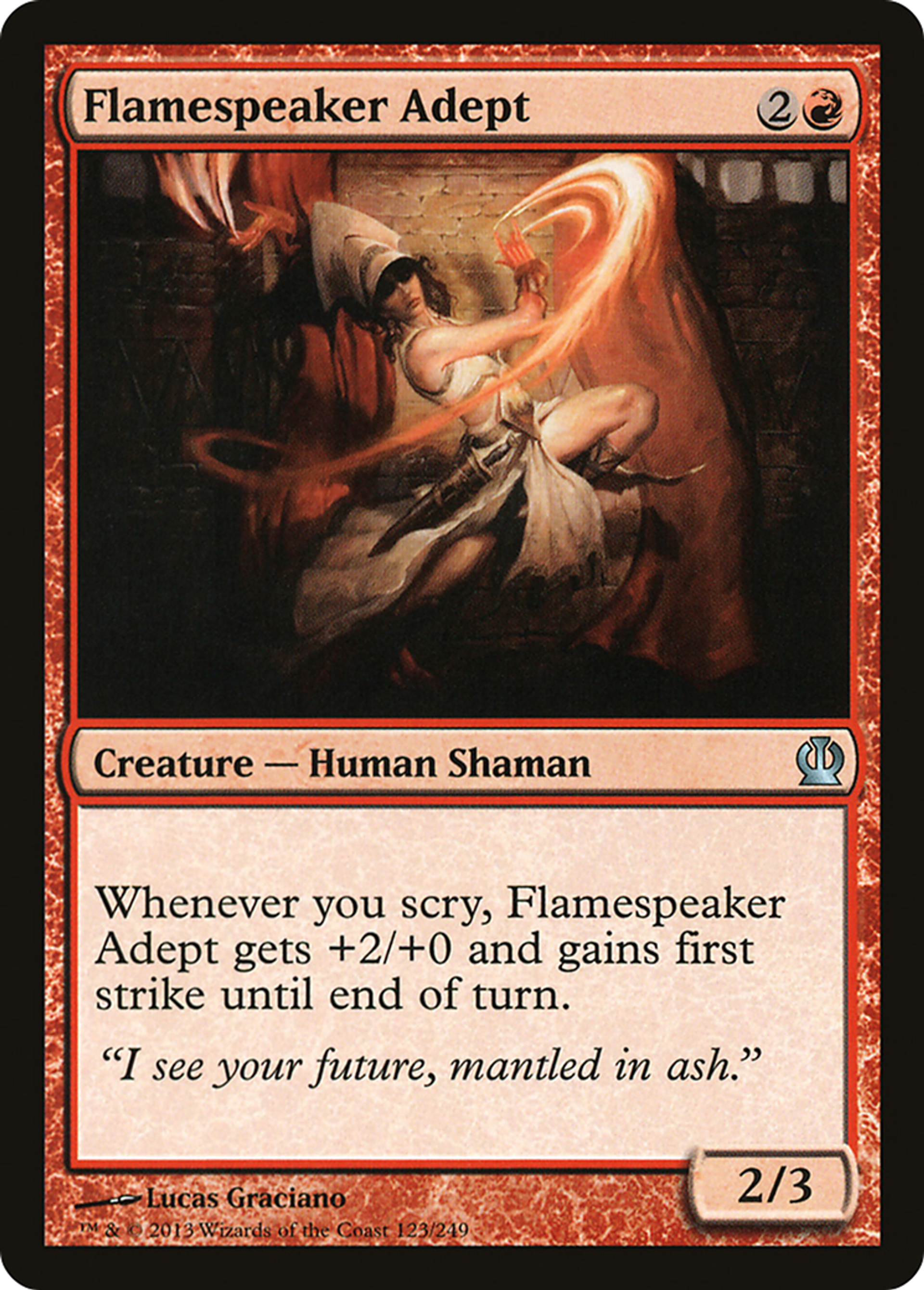 Flamespeaker Adept — Theros — Magic: The Gathering