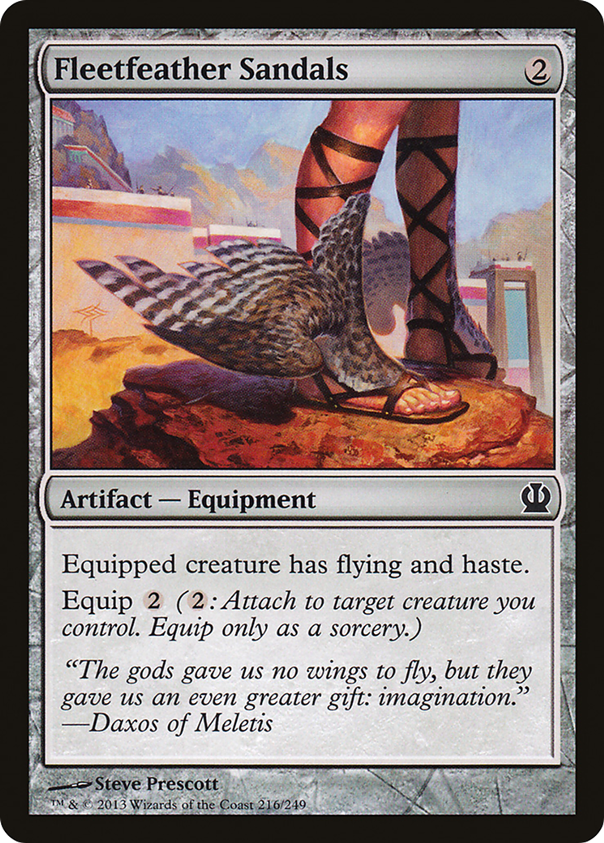 Fleetfeather Sandals — Theros — Magic: The Gathering