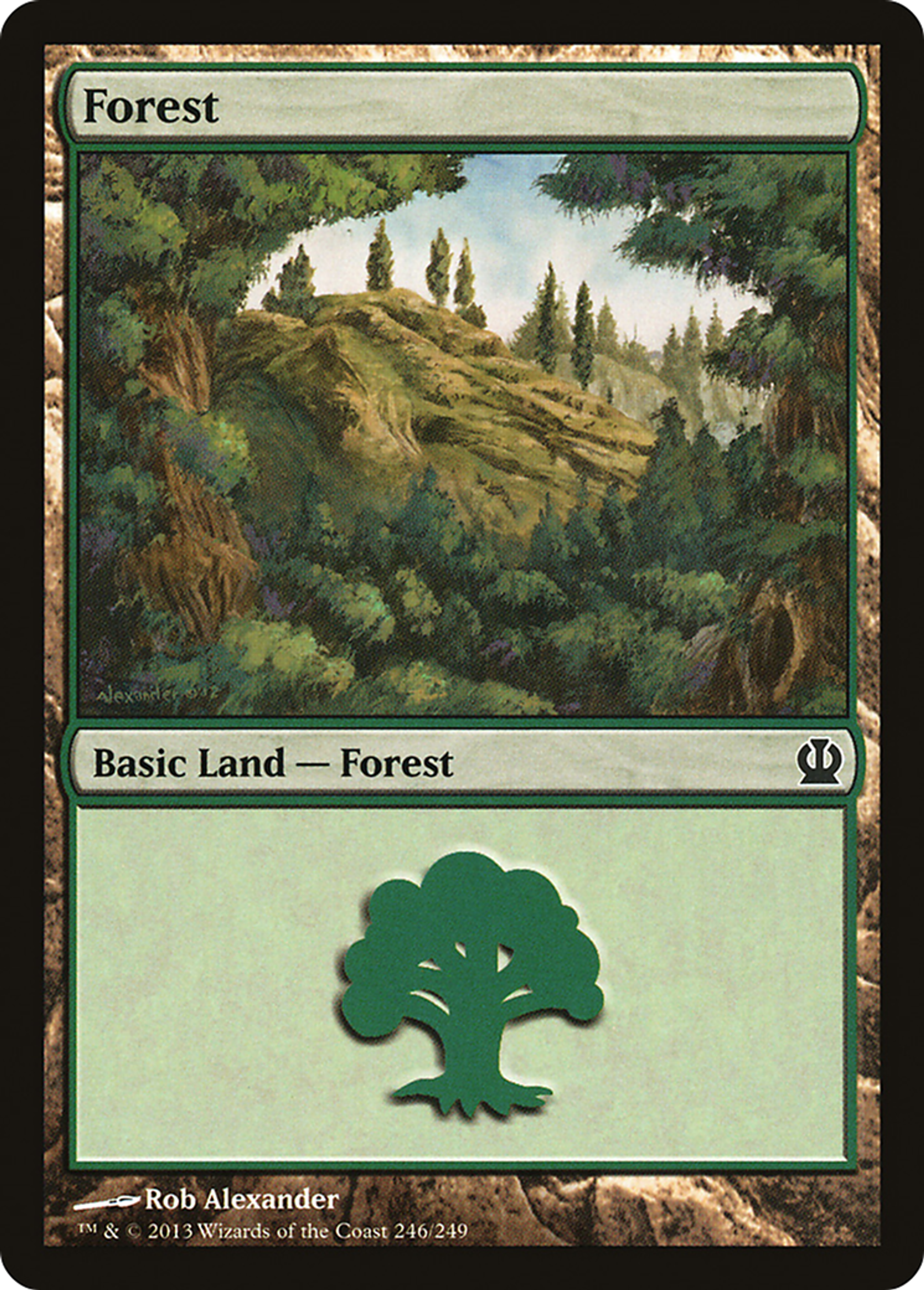 Forest — Theros — Magic: The Gathering
