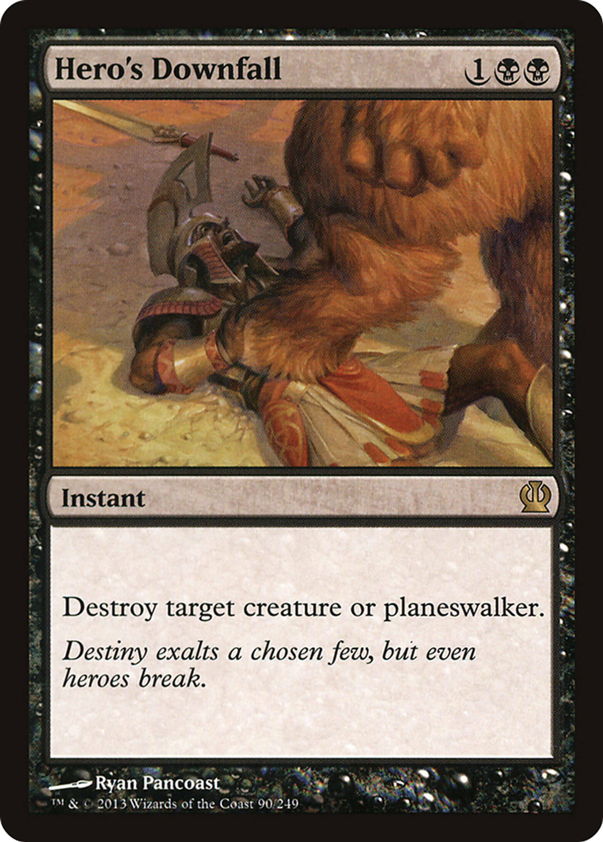 Hero's Downfall — Theros — Magic: The Gathering