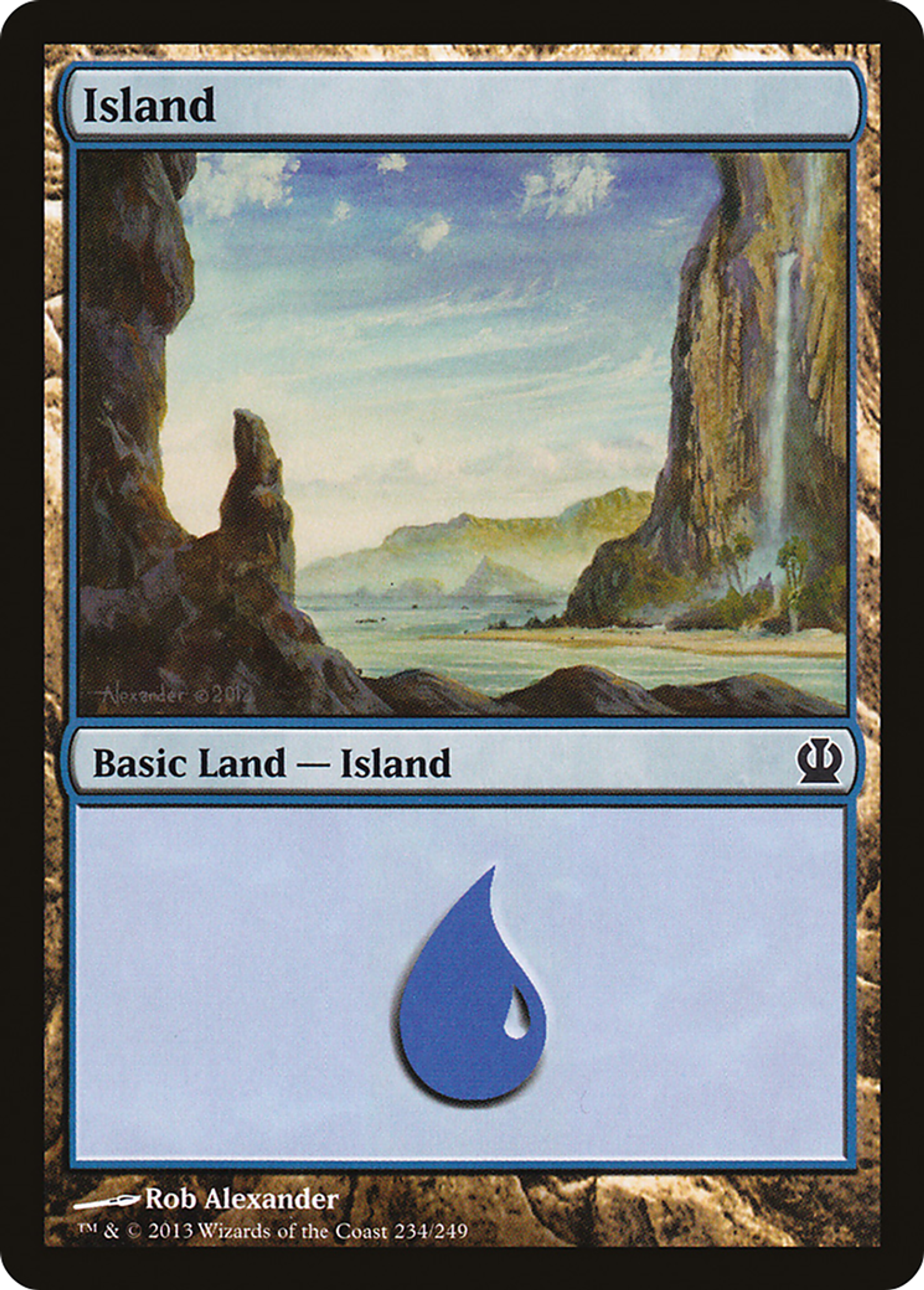 Island — Theros — Magic: The Gathering