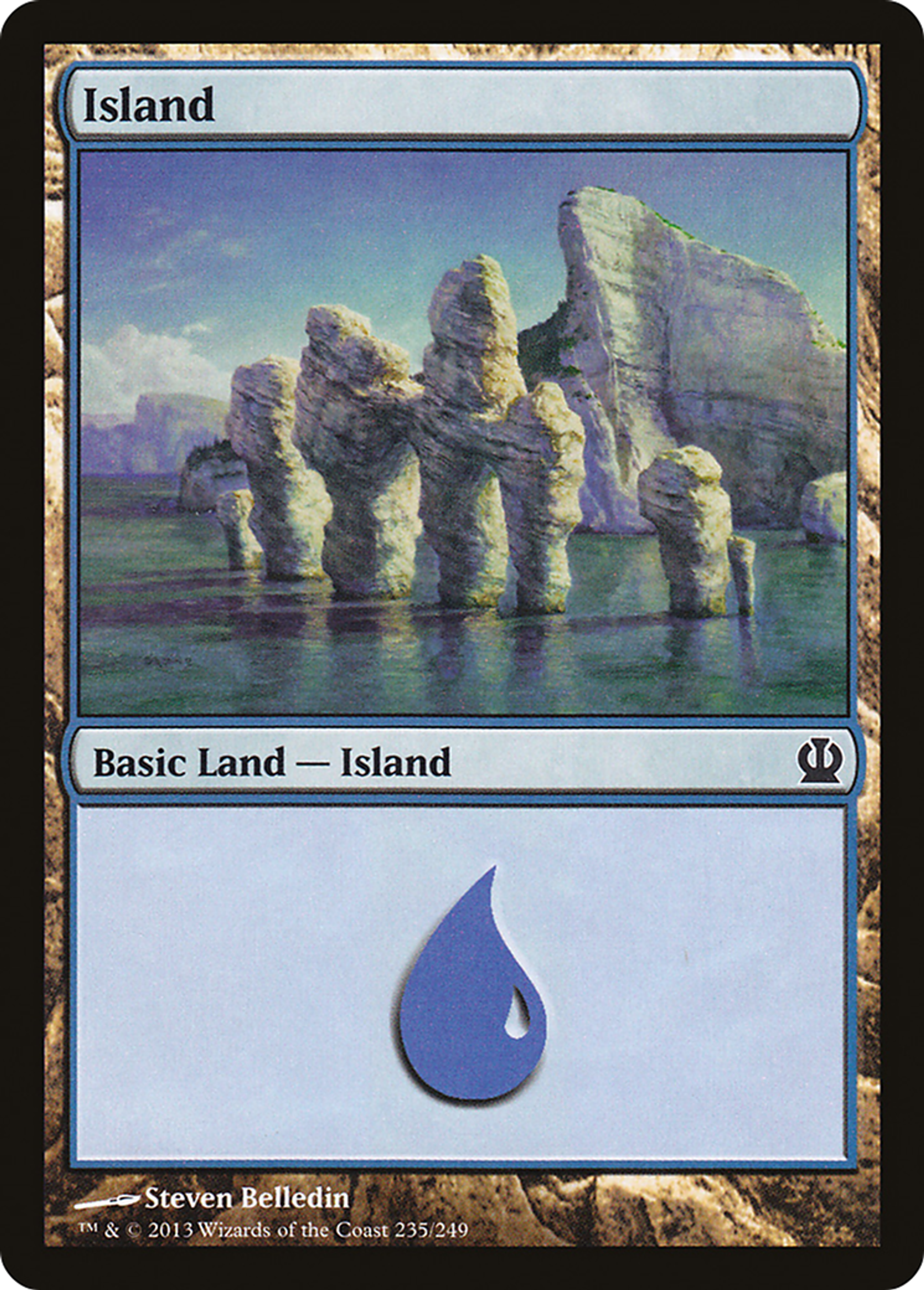 Island — Theros — Magic: The Gathering