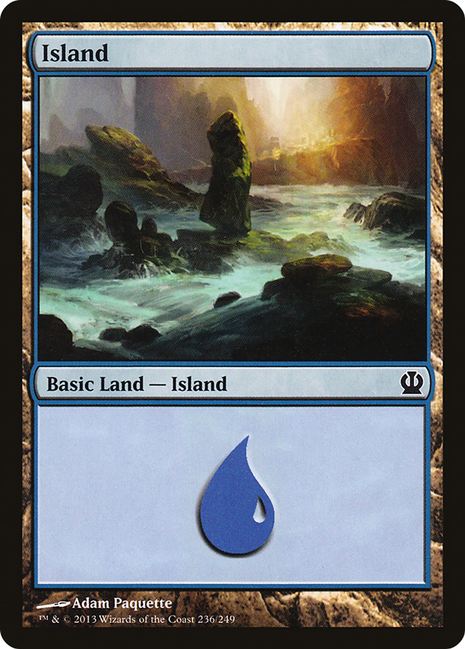 Island — Theros — Magic: The Gathering
