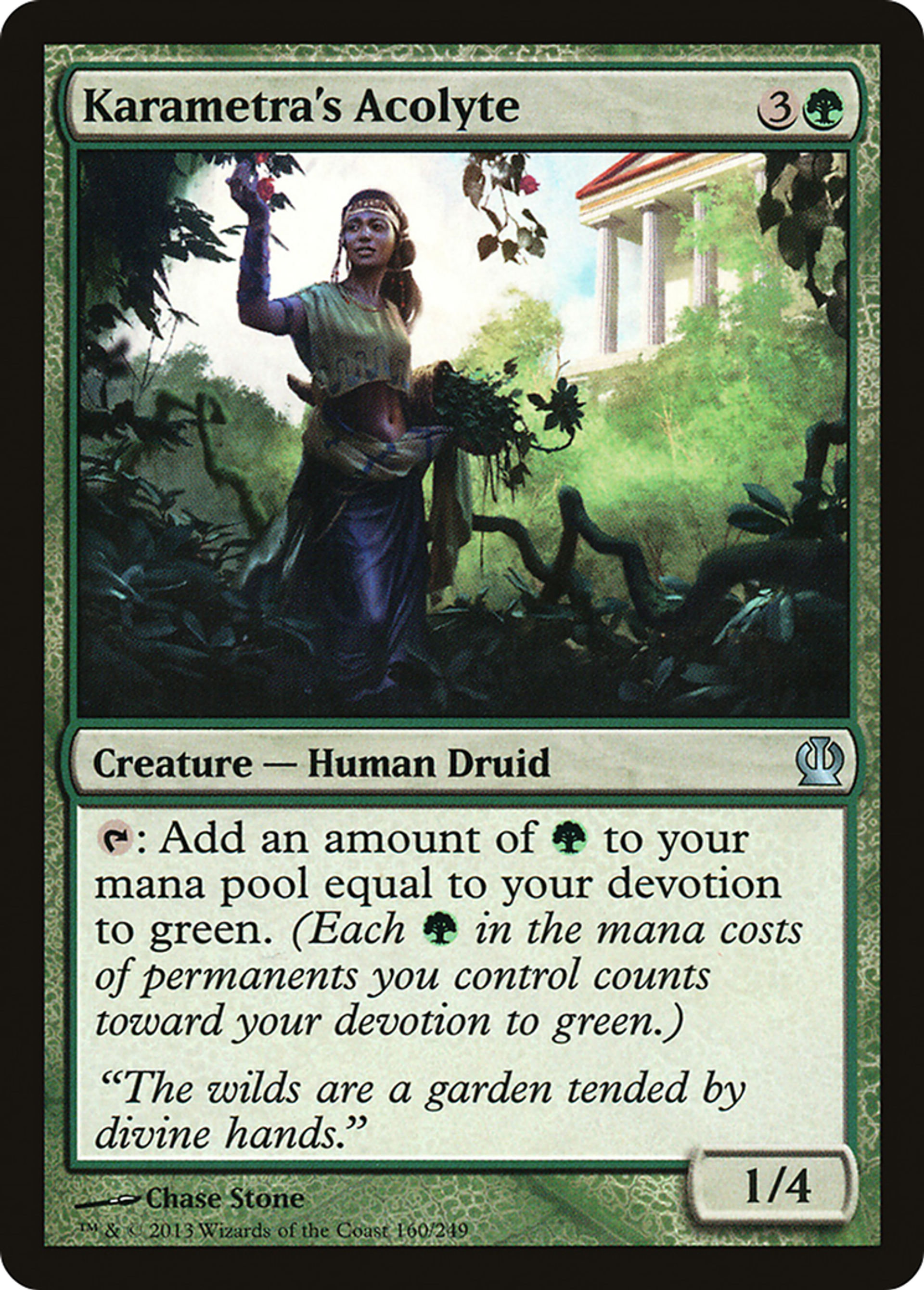 Karametra's Acolyte — Theros — Magic: The Gathering