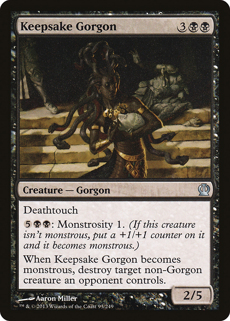 Keepsake Gorgon — Theros — Magic: The Gathering