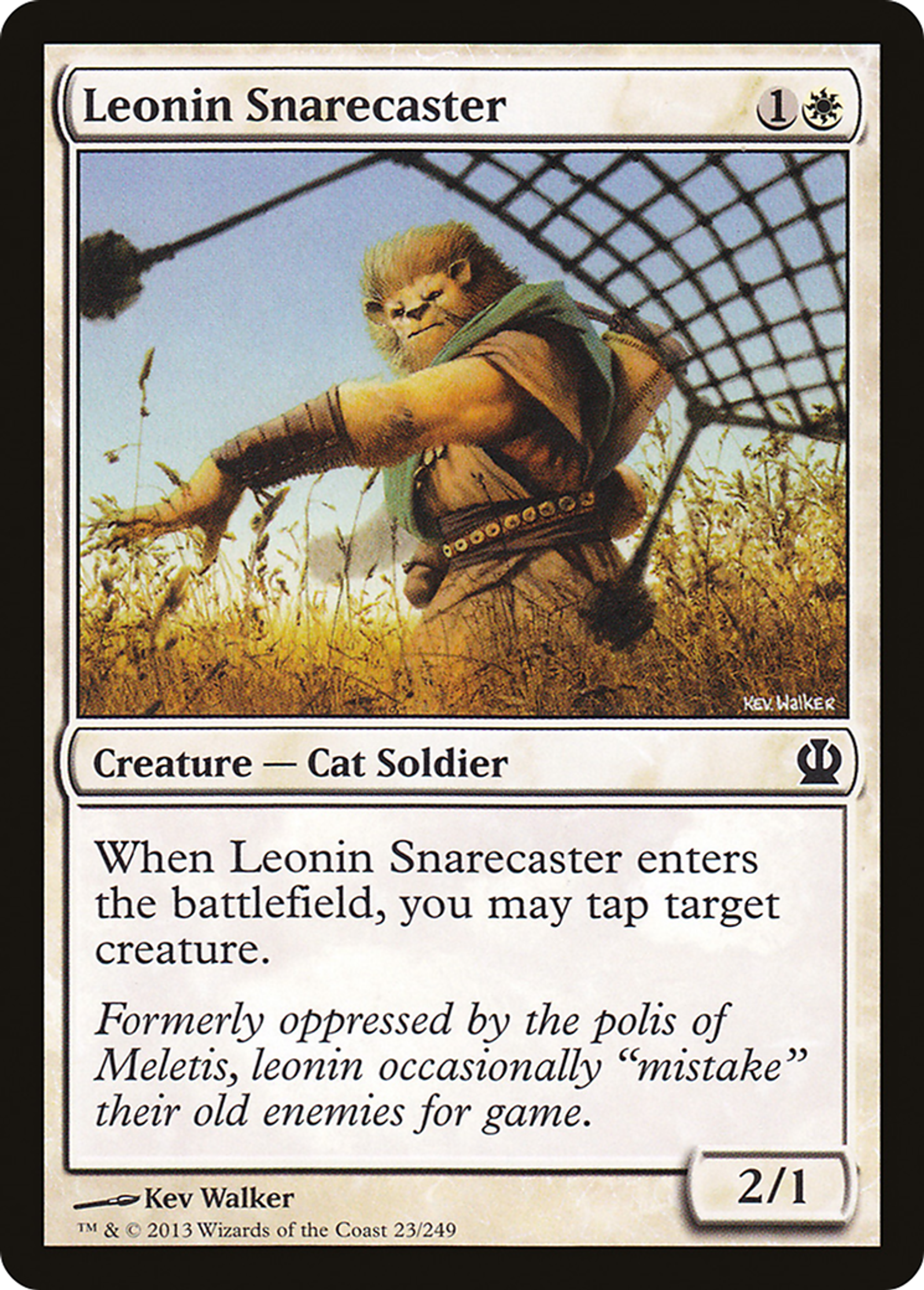 Braconnier léonin — Theros — Magic: The Gathering