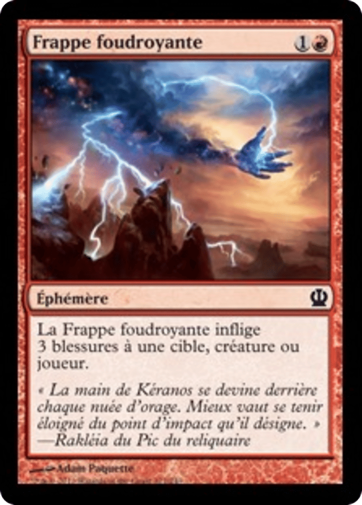 Frappe foudroyante — Theros — Magic: The Gathering