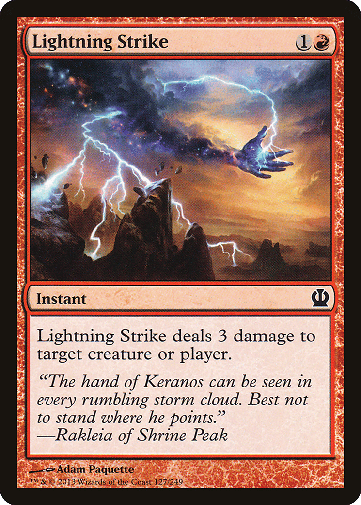 Lightning Strike — Theros — Magic: The Gathering