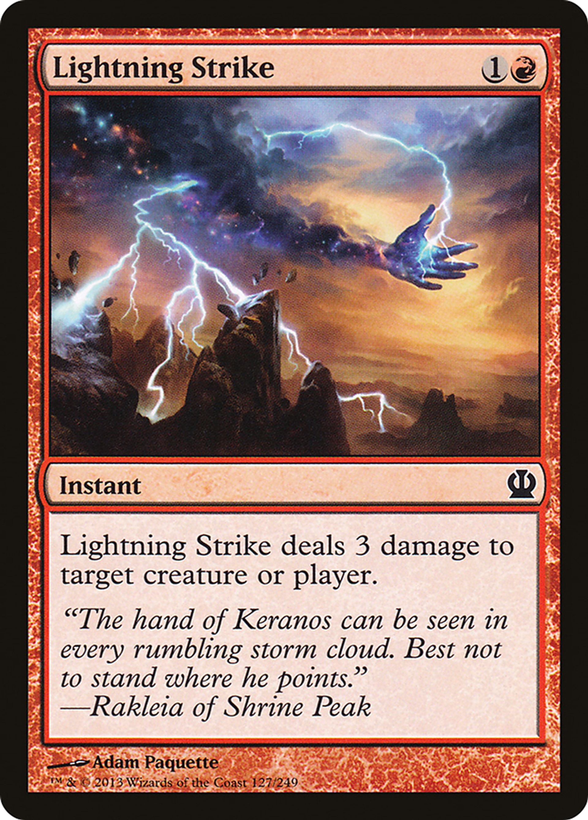 Lightning Strike — Theros — Magic: The Gathering