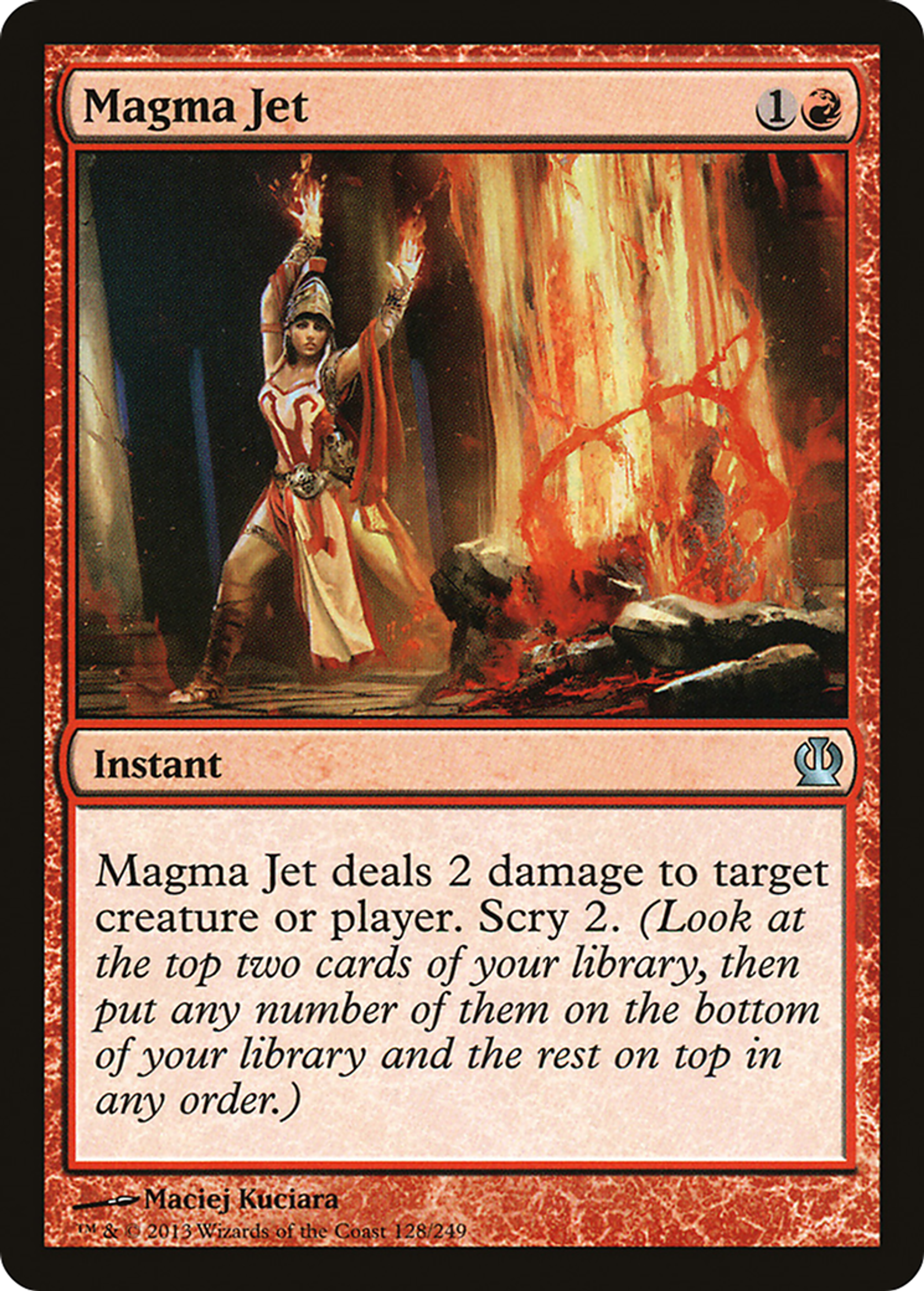 Magma Jet — Theros — Magic: The Gathering