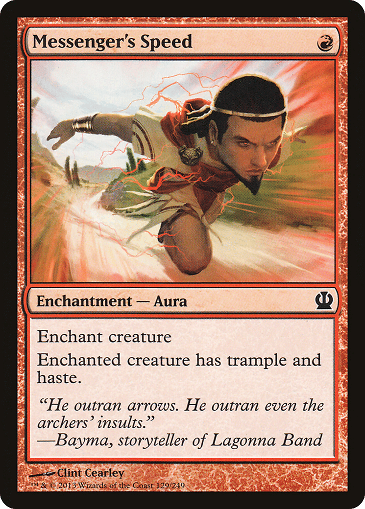 Messenger's Speed — Theros — Magic: The Gathering