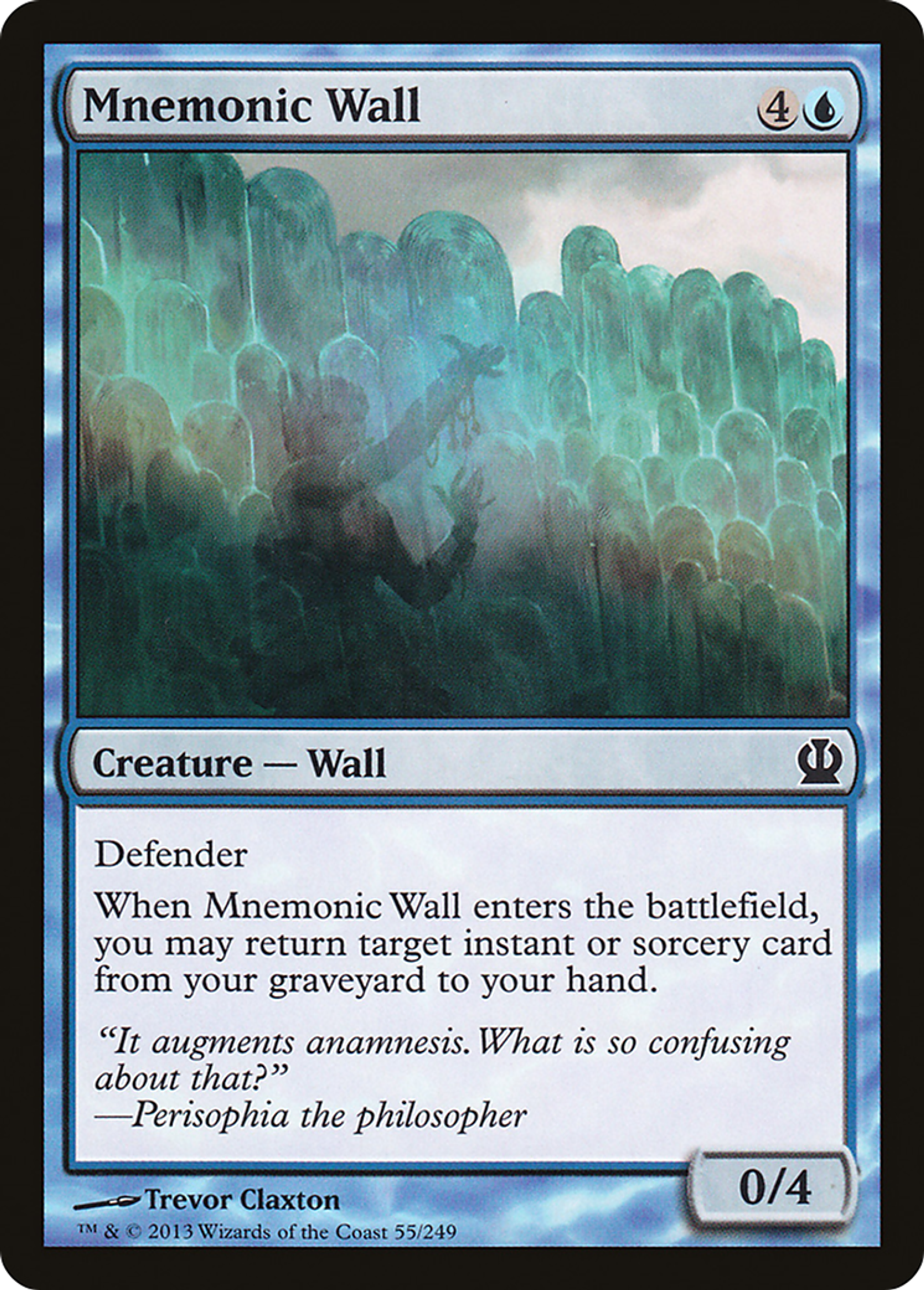 Mnemonic Wall — Theros — Magic: The Gathering