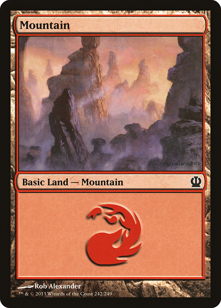 Mountain — Theros — Magic: The Gathering