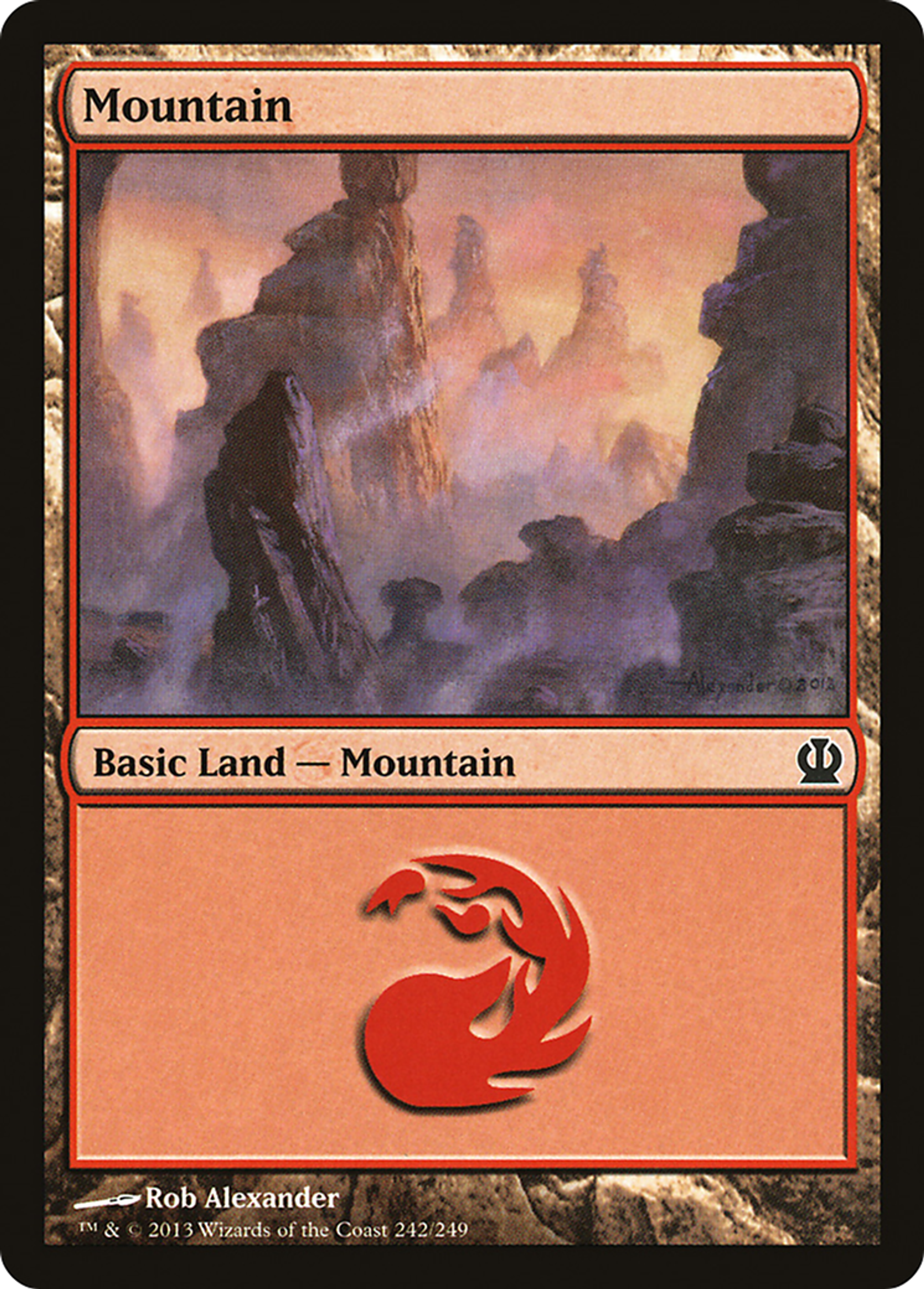 Mountain — Theros — Magic: The Gathering