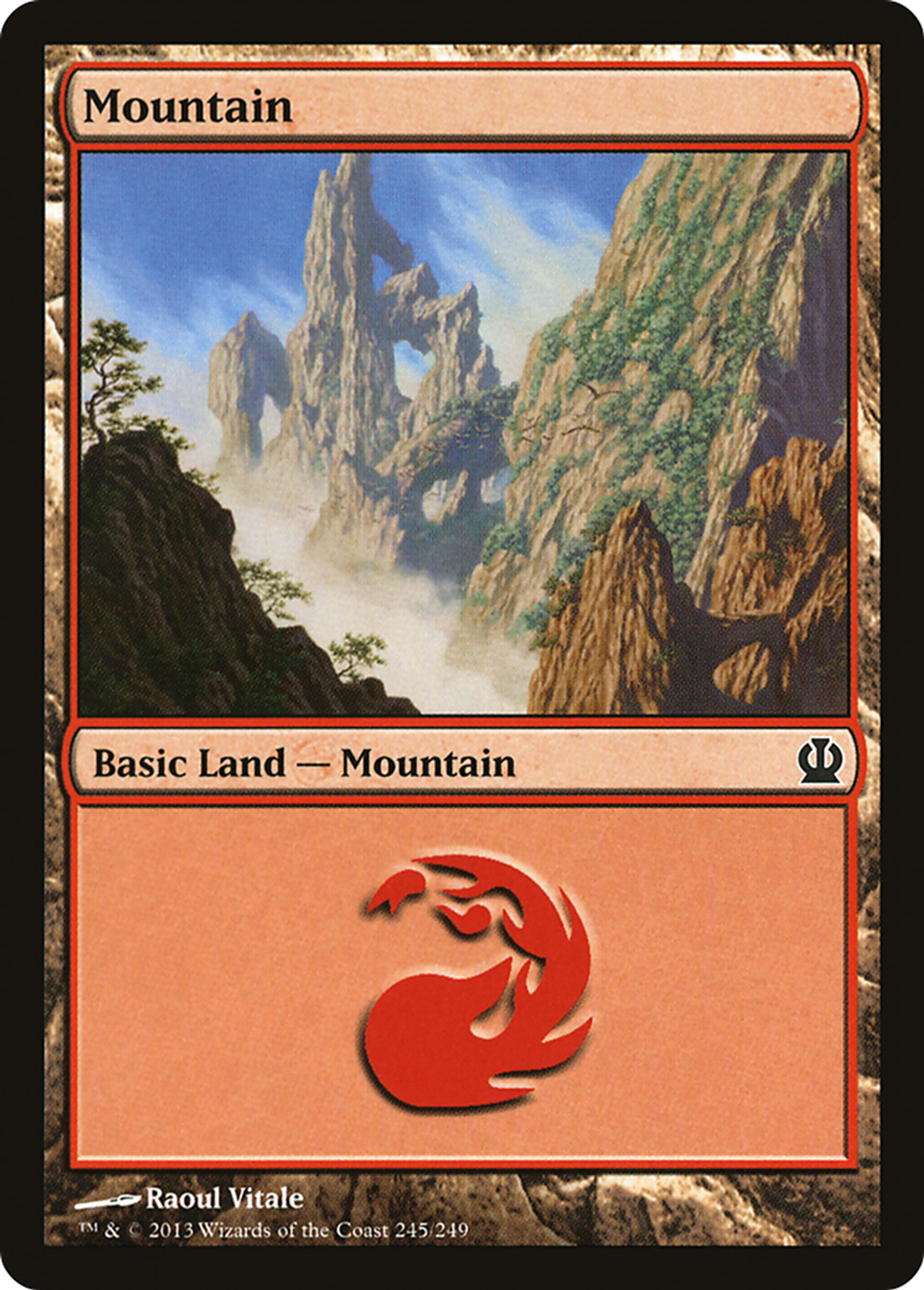 Mountain — Theros — Magic: The Gathering