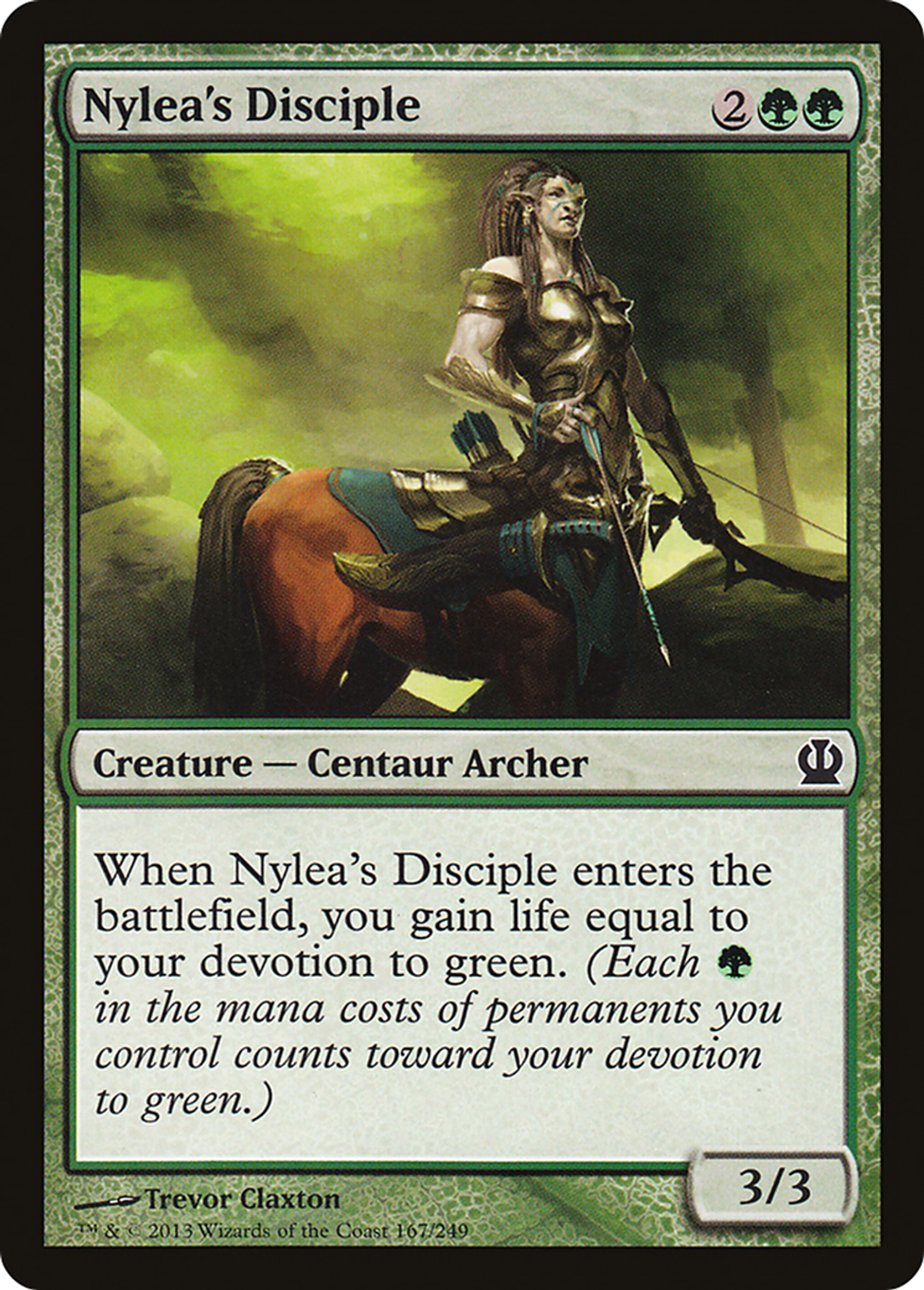 Nylea's Disciple — Theros — Magic: The Gathering