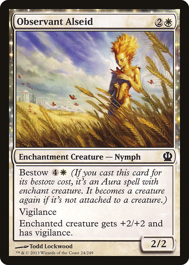 Observant Alseid — Theros — Magic: The Gathering