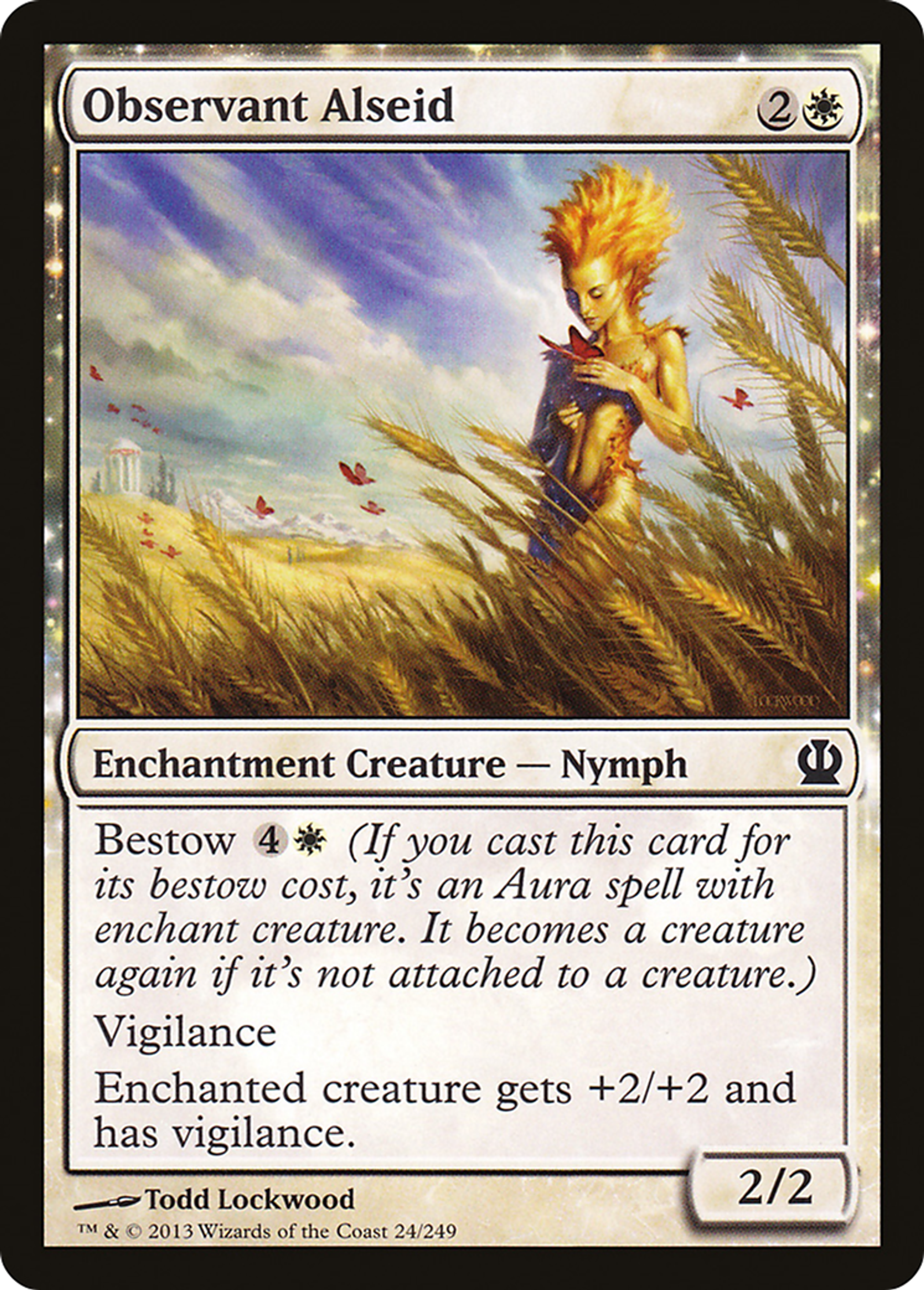 Observant Alseid — Theros — Magic: The Gathering