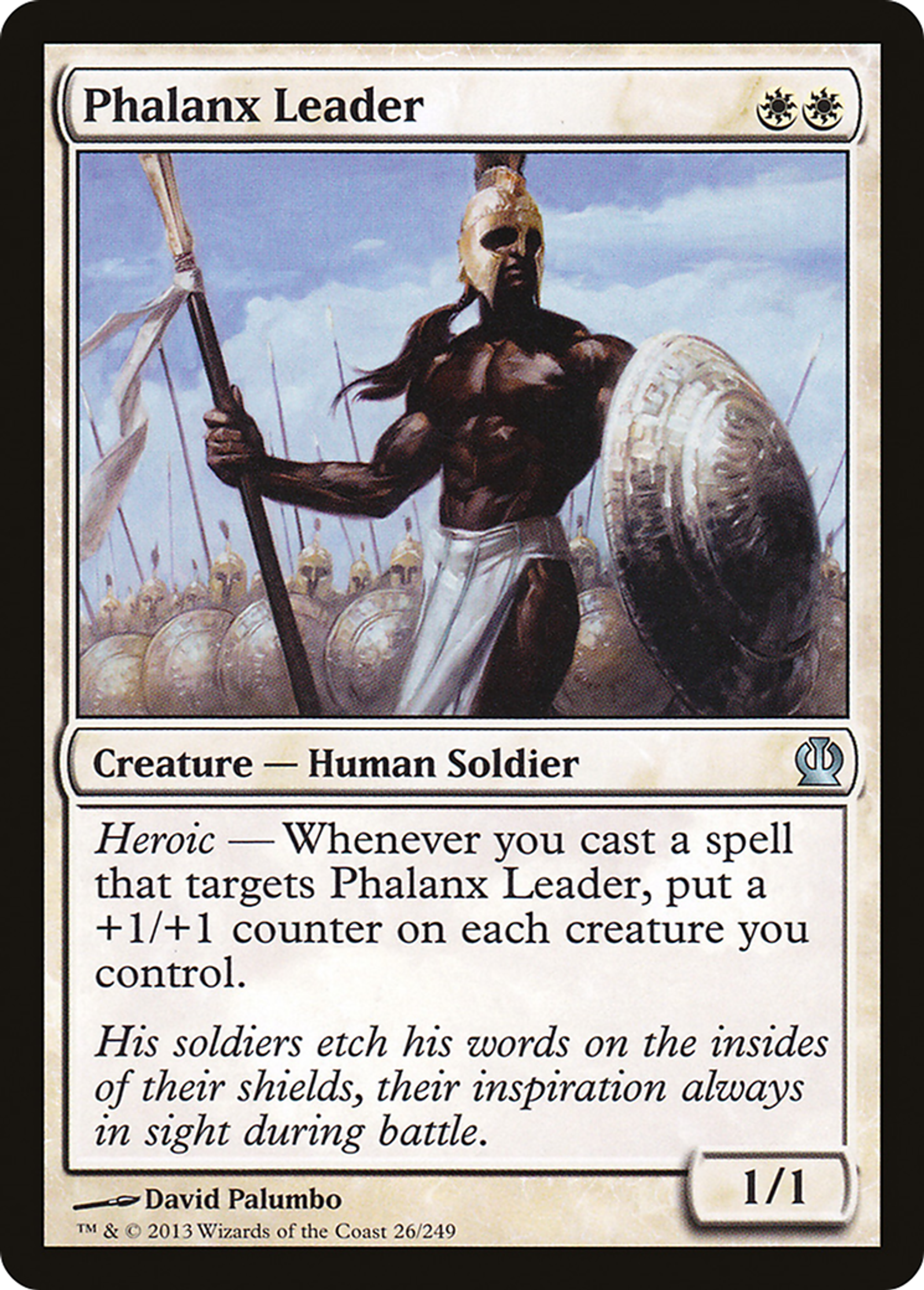 Phalanx Leader — Theros — Magic: The Gathering