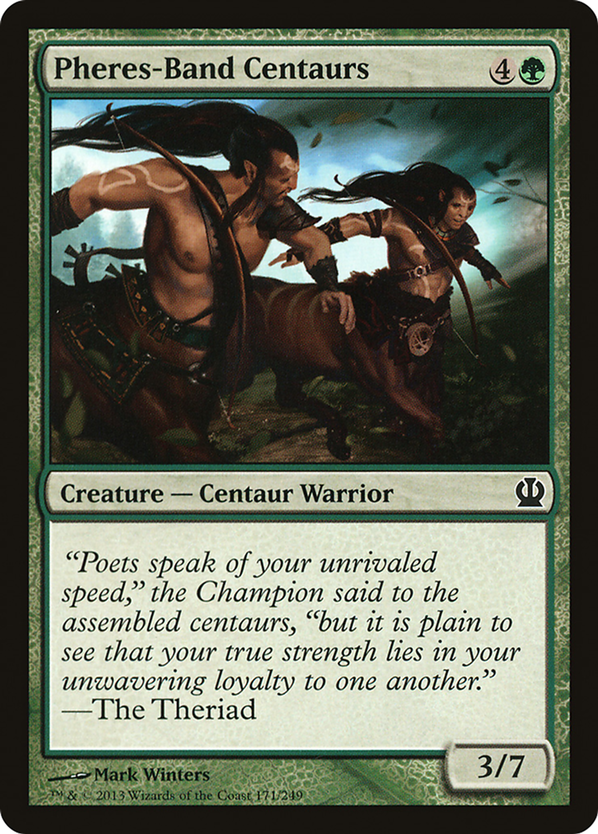 Pheres-Band Centaurs — Theros — Magic: The Gathering