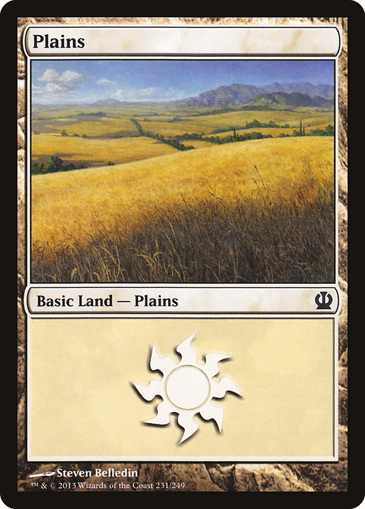 Plains — Theros — Magic: The Gathering