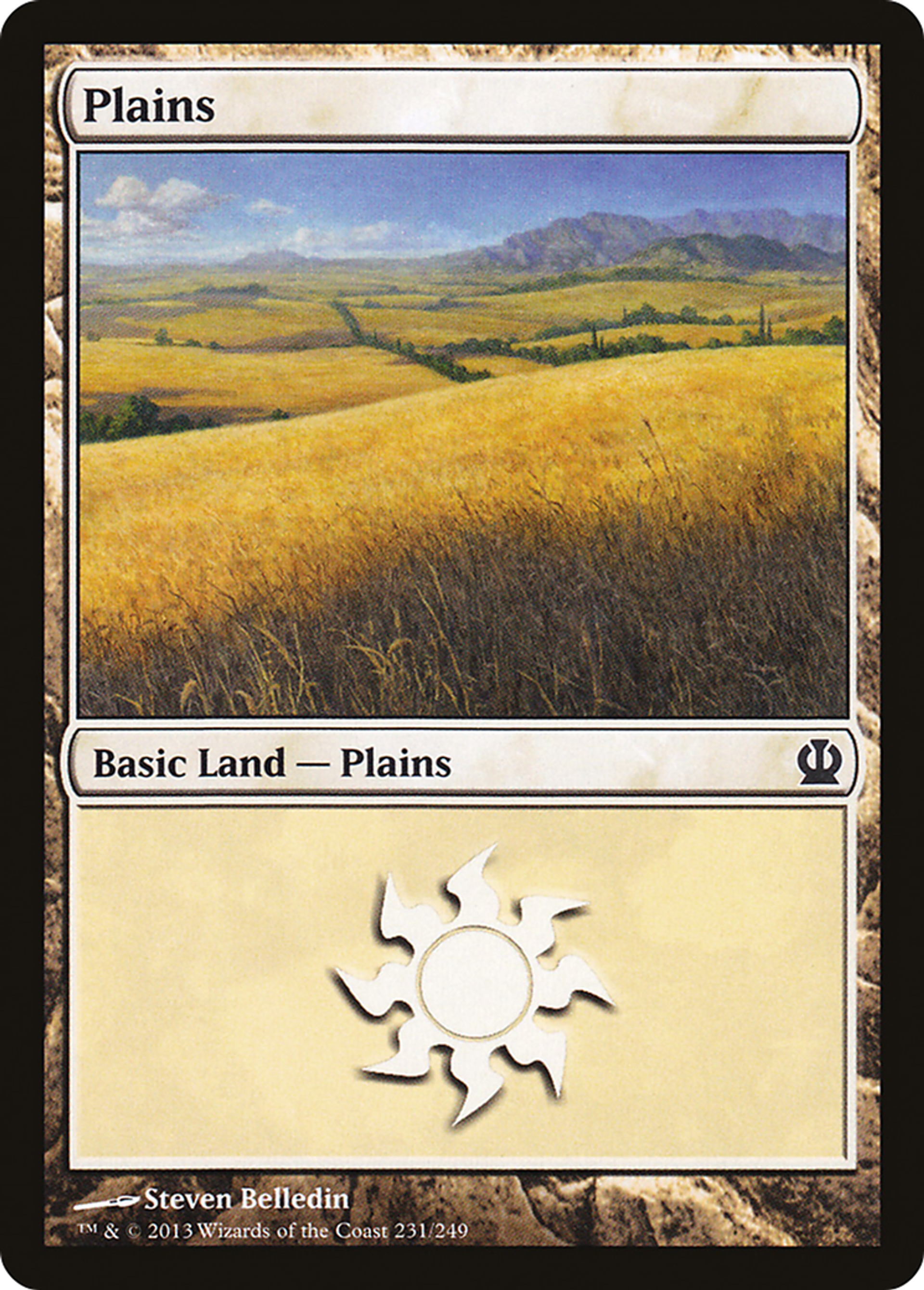 Plains — Theros — Magic: The Gathering