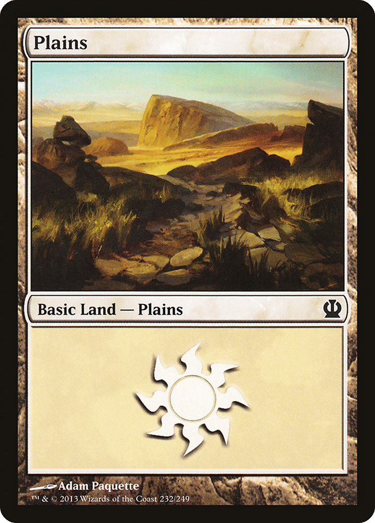 Plains — Theros — Magic: The Gathering