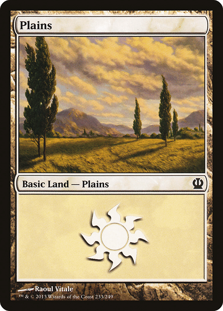 Plains — Theros — Magic: The Gathering