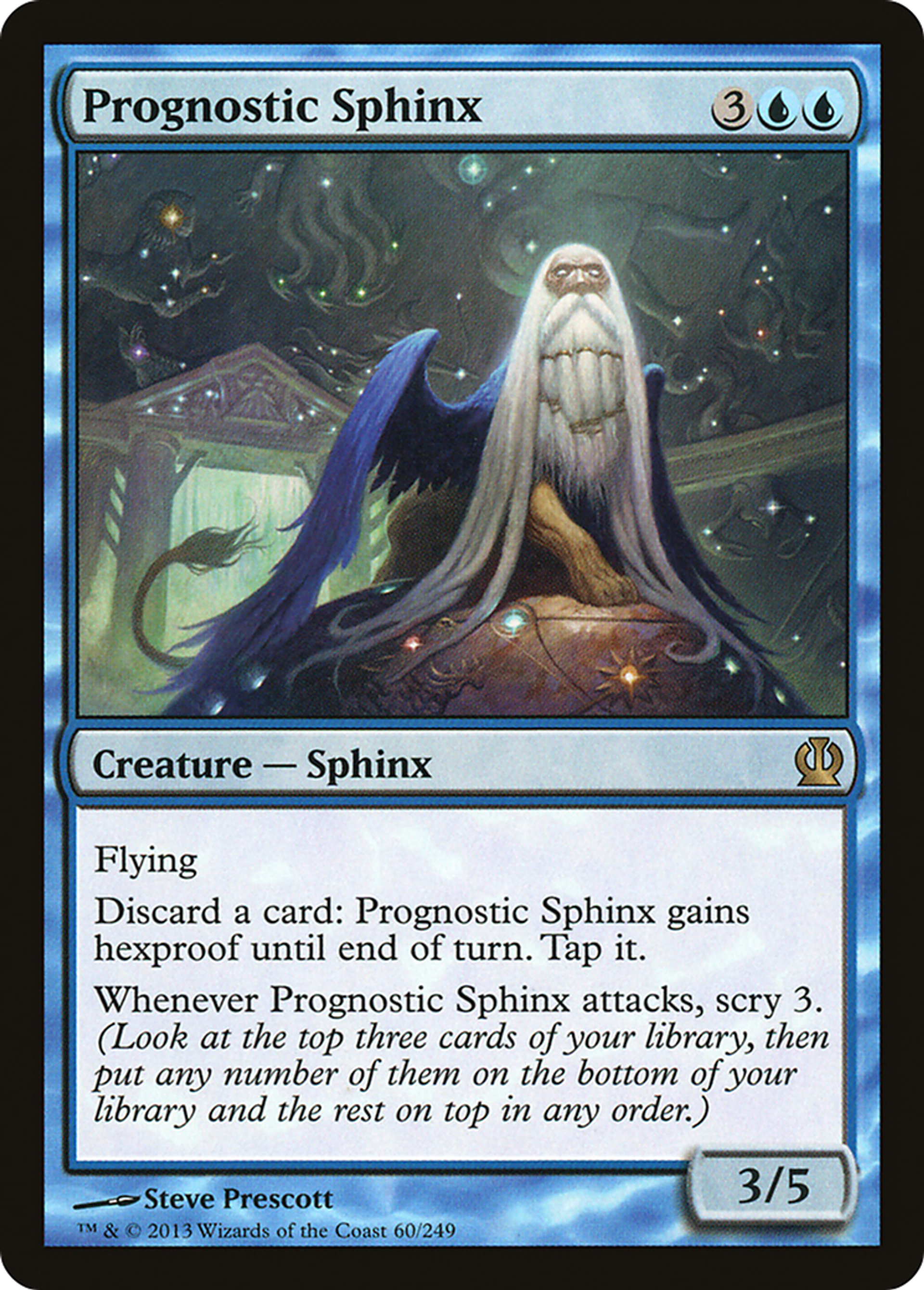 Prognostic Sphinx — Theros — Magic: The Gathering