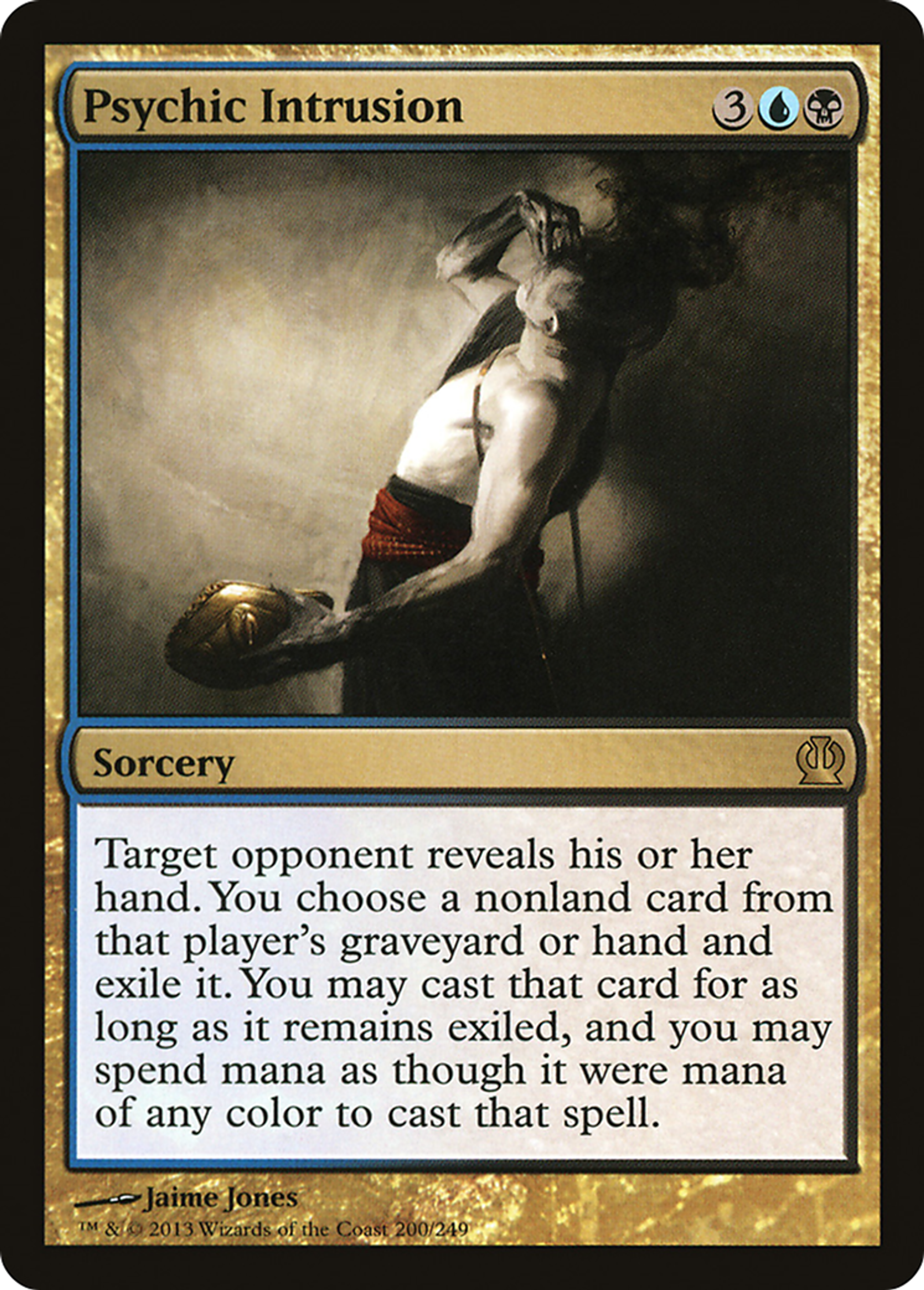 Psychic Intrusion — Theros — Magic: The Gathering