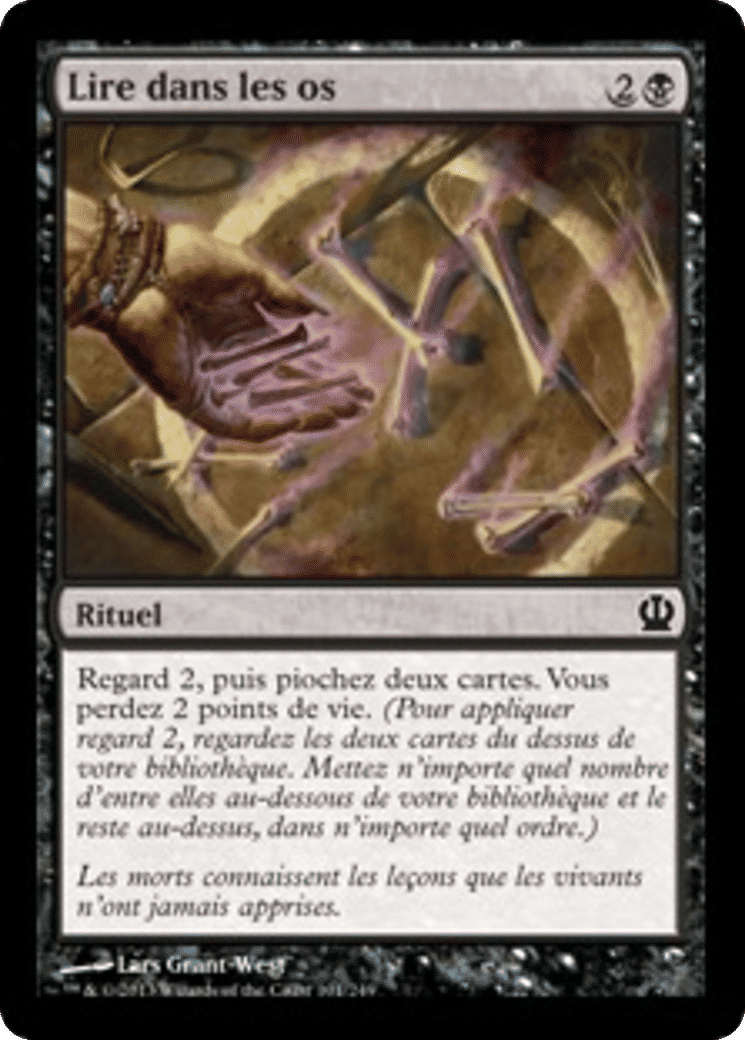 Lire dans les os — Theros — Magic: The Gathering