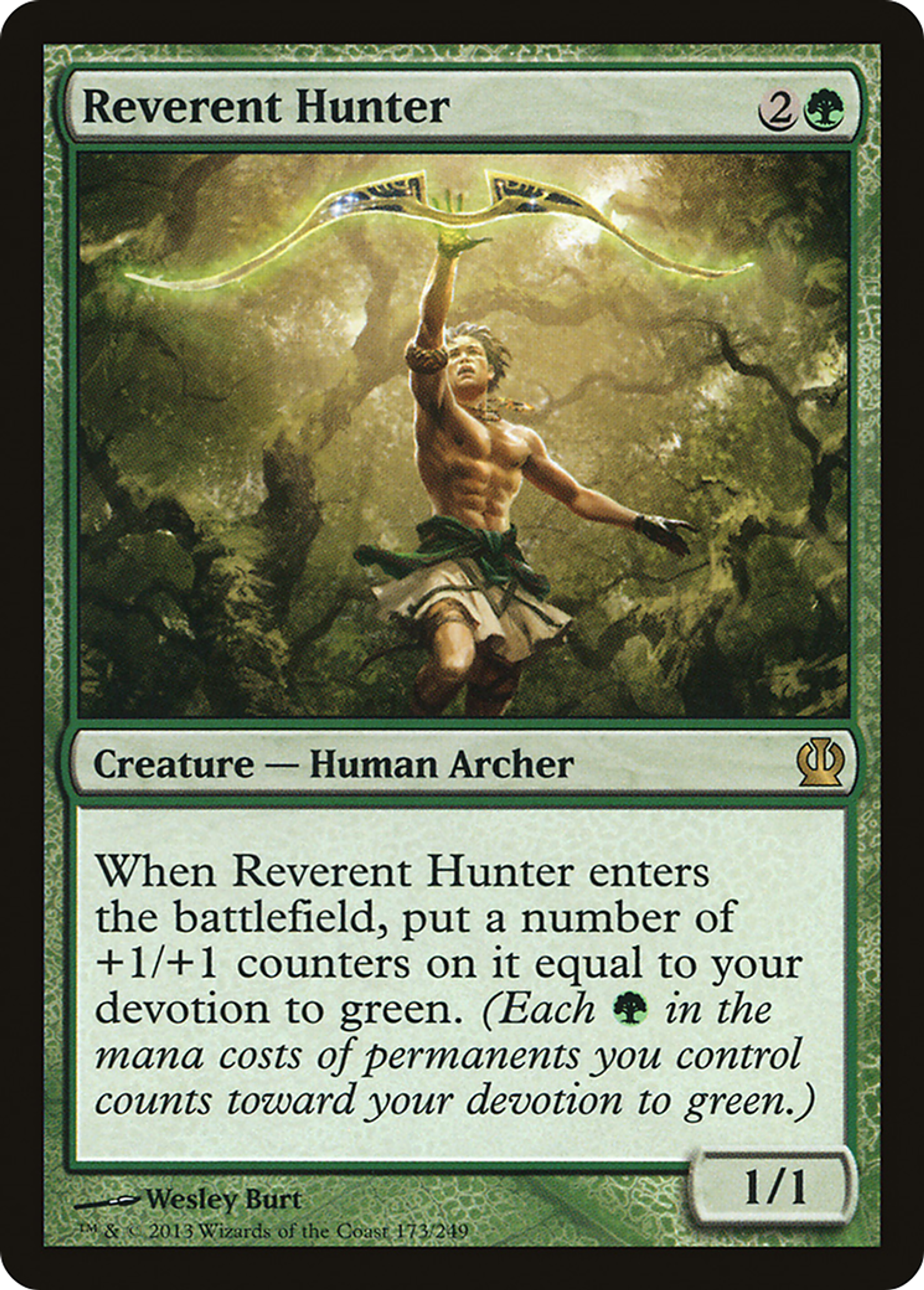 Reverent Hunter — Theros — Magic: The Gathering