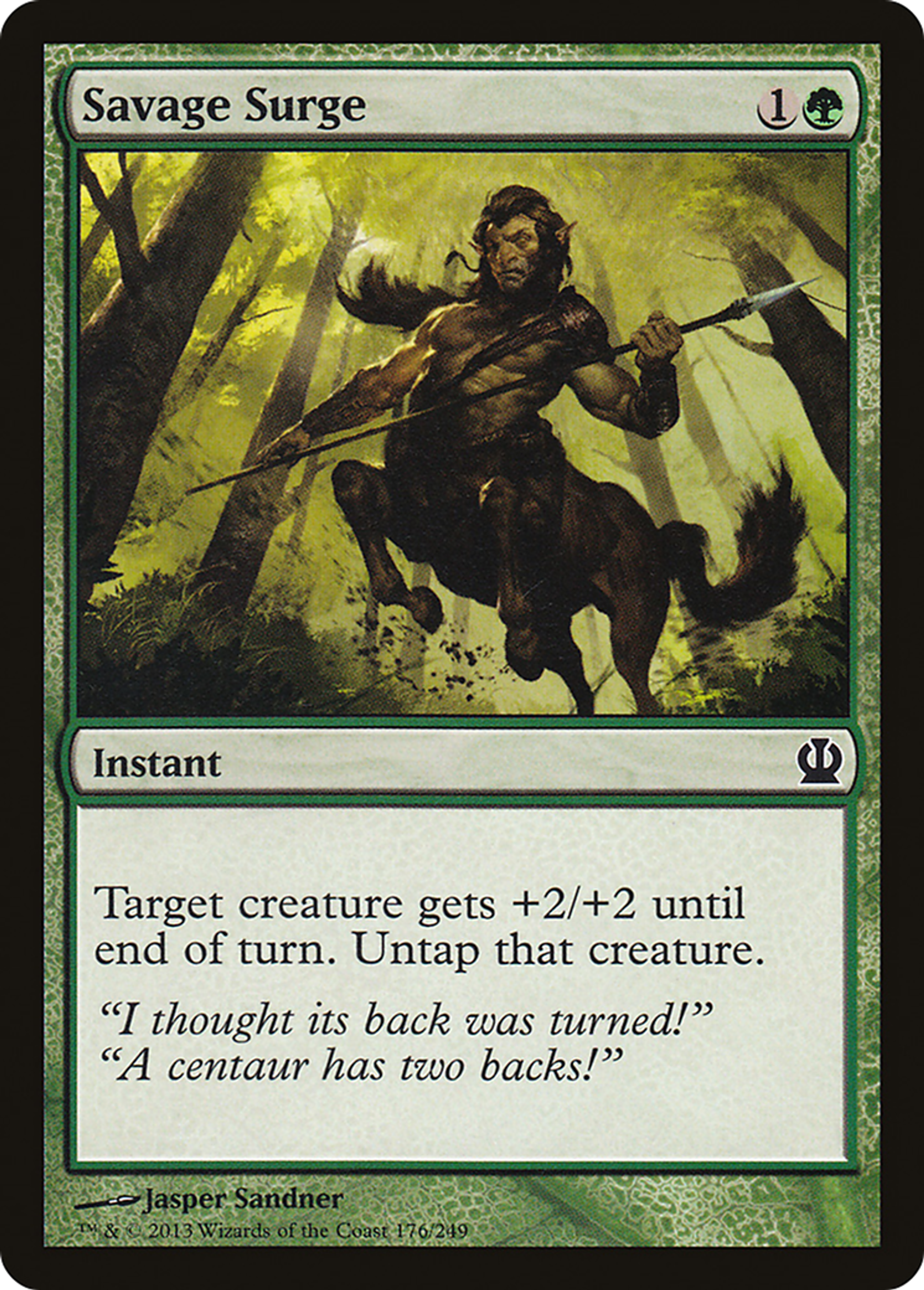 Savage Surge — Theros — Magic: The Gathering