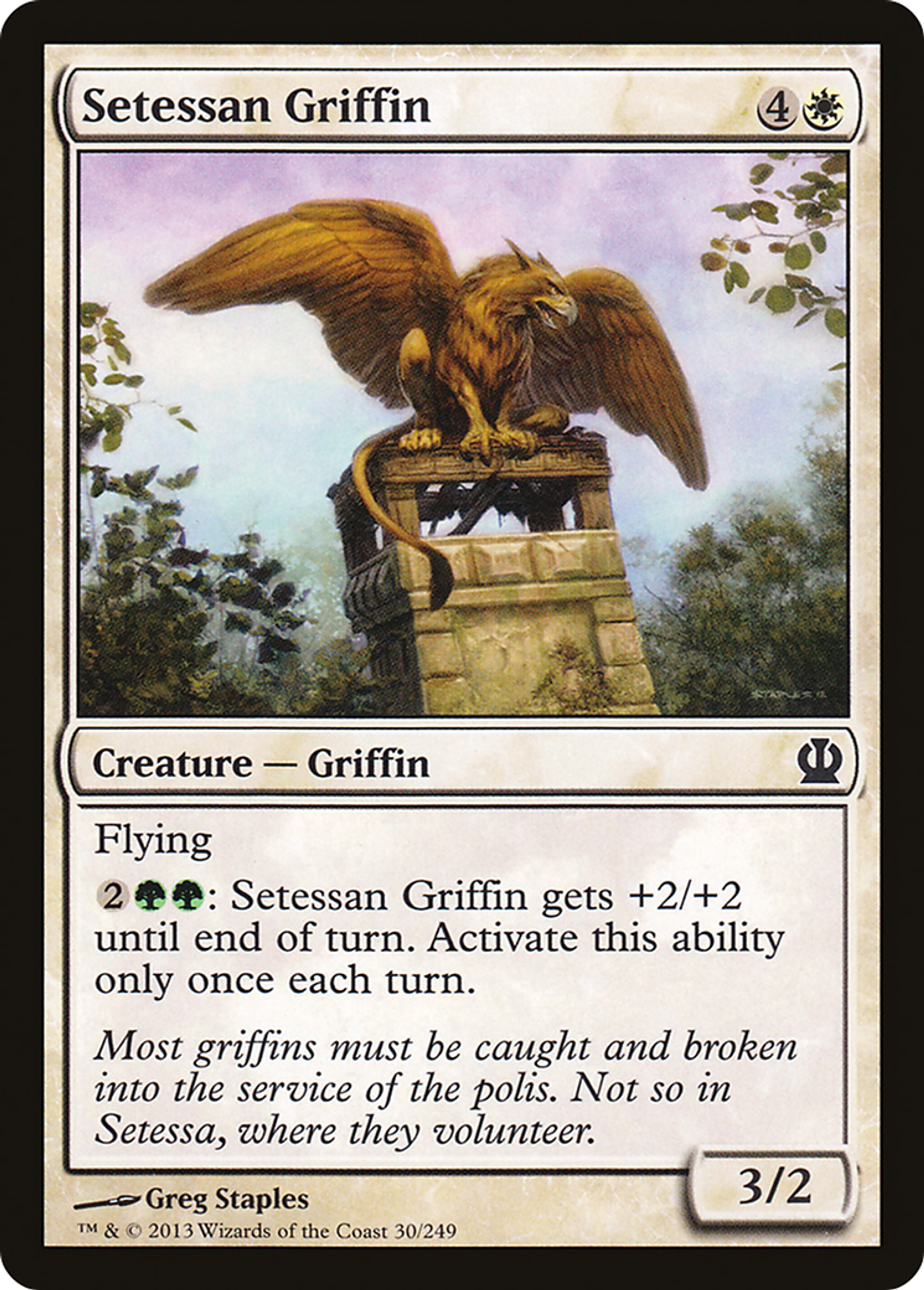 Setessan Griffin — Theros — Magic: The Gathering