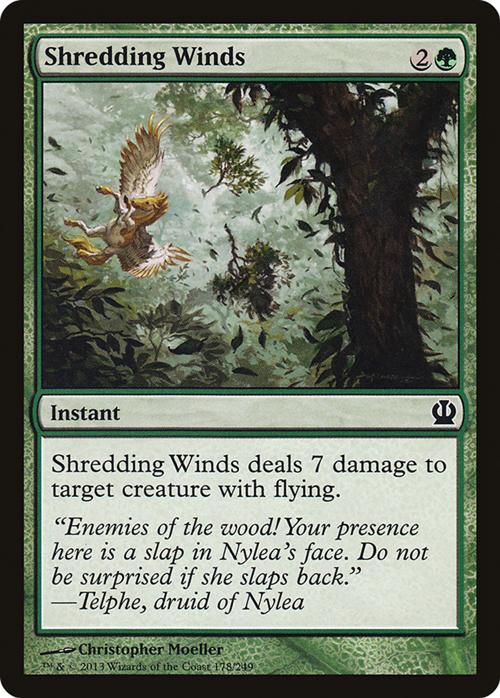Shredding Winds — Theros — Magic: The Gathering