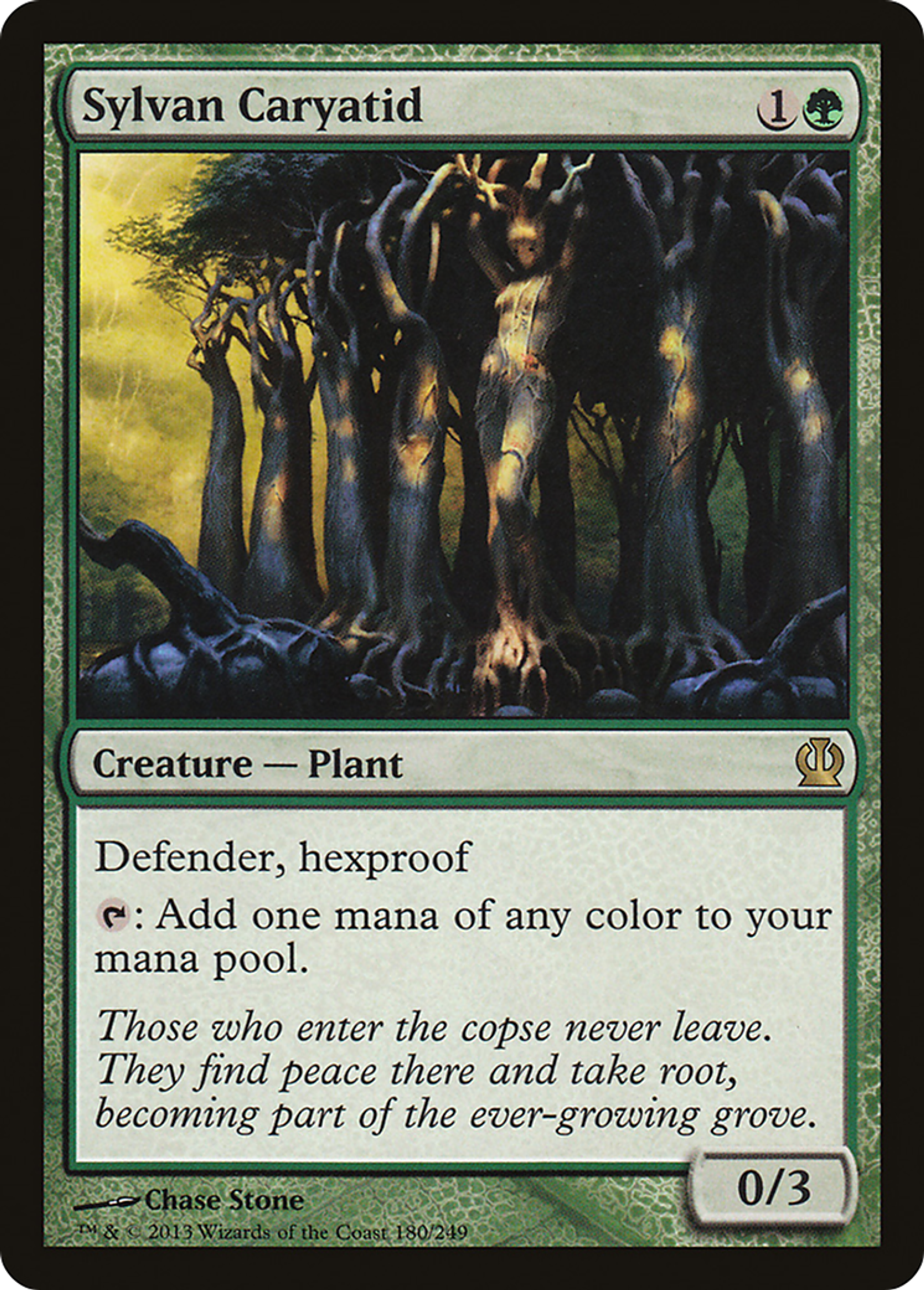 Sylvan Caryatid — Theros — Magic: The Gathering