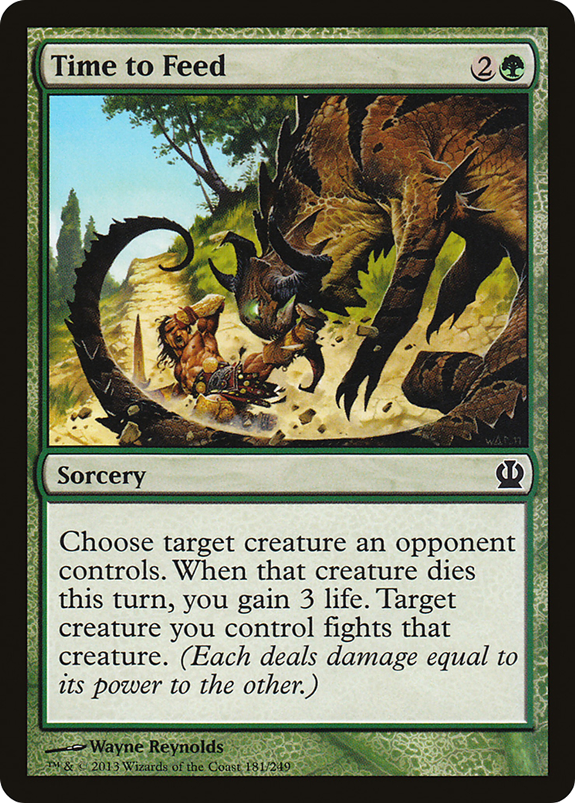 Time to Feed — Theros — Magic: The Gathering