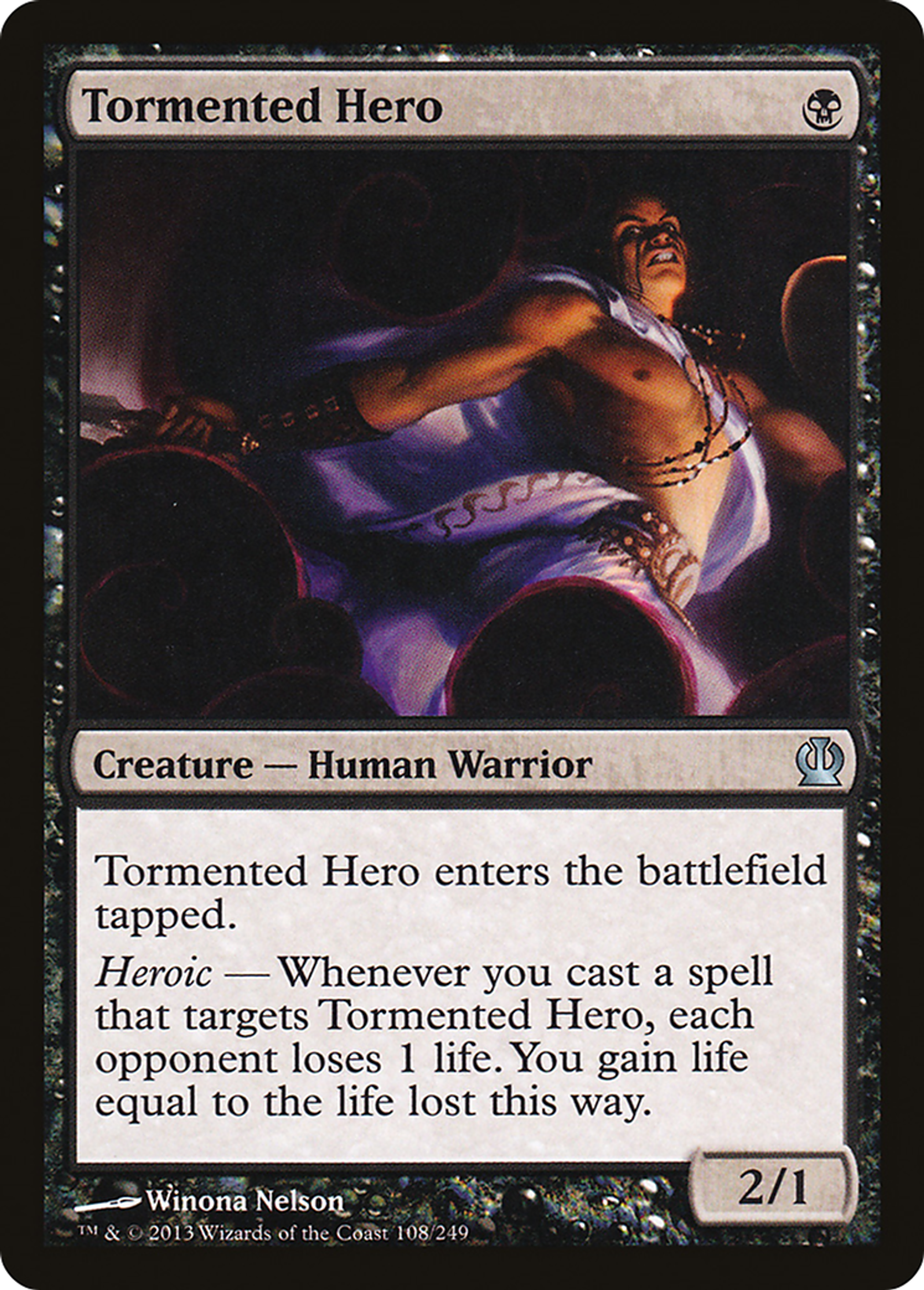 Tormented Hero — Theros — Magic: The Gathering