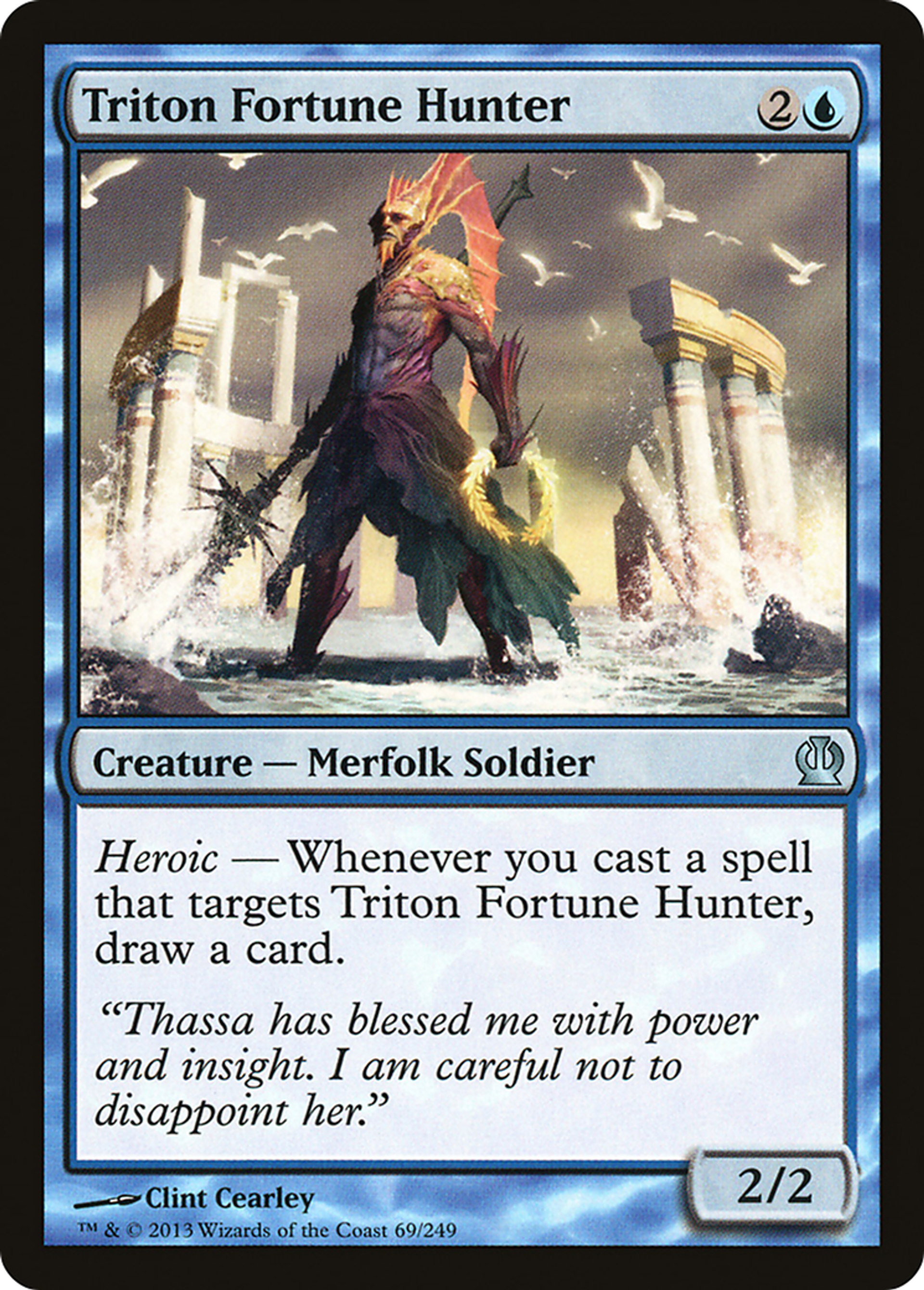 Triton Fortune Hunter — Theros — Magic: The Gathering
