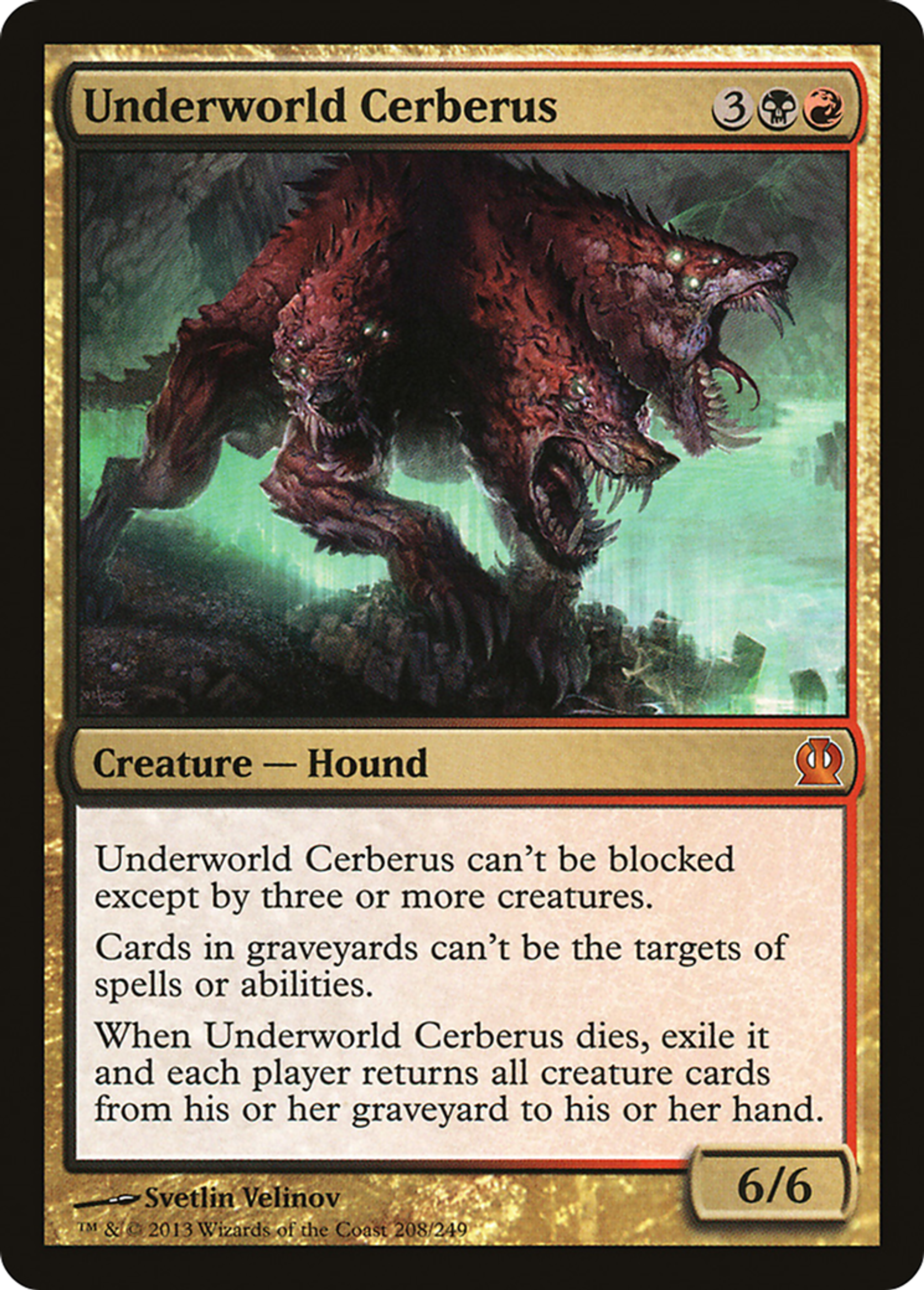 Underworld Cerberus — Theros — Magic: The Gathering