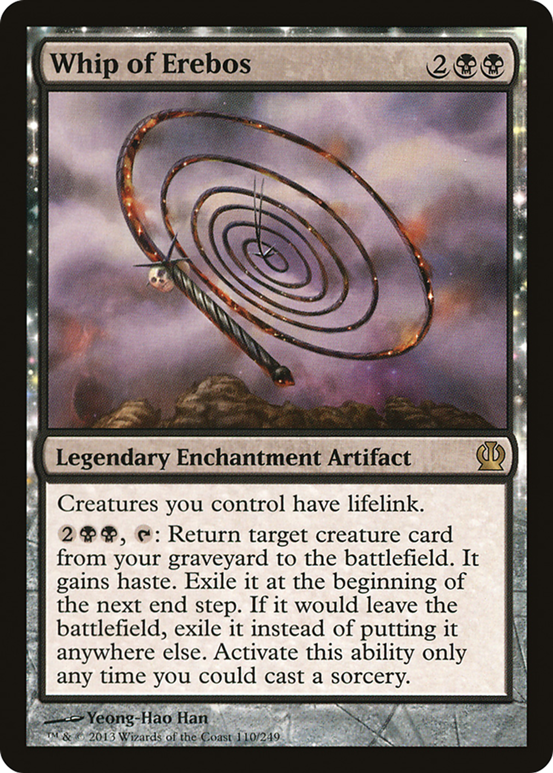Whip of Erebos — Theros — Magic: The Gathering
