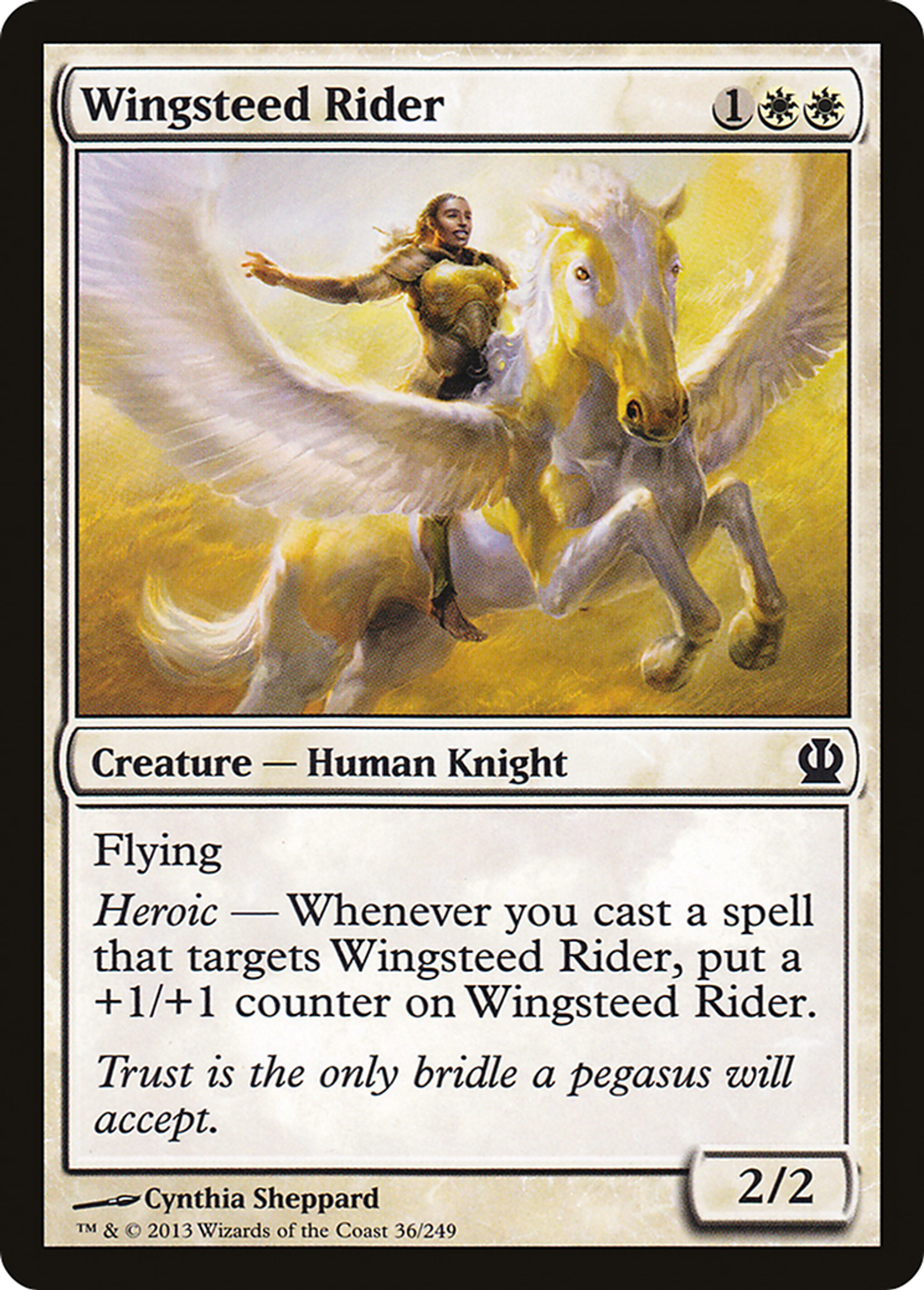 Wingsteed Rider — Theros — Magic: The Gathering
