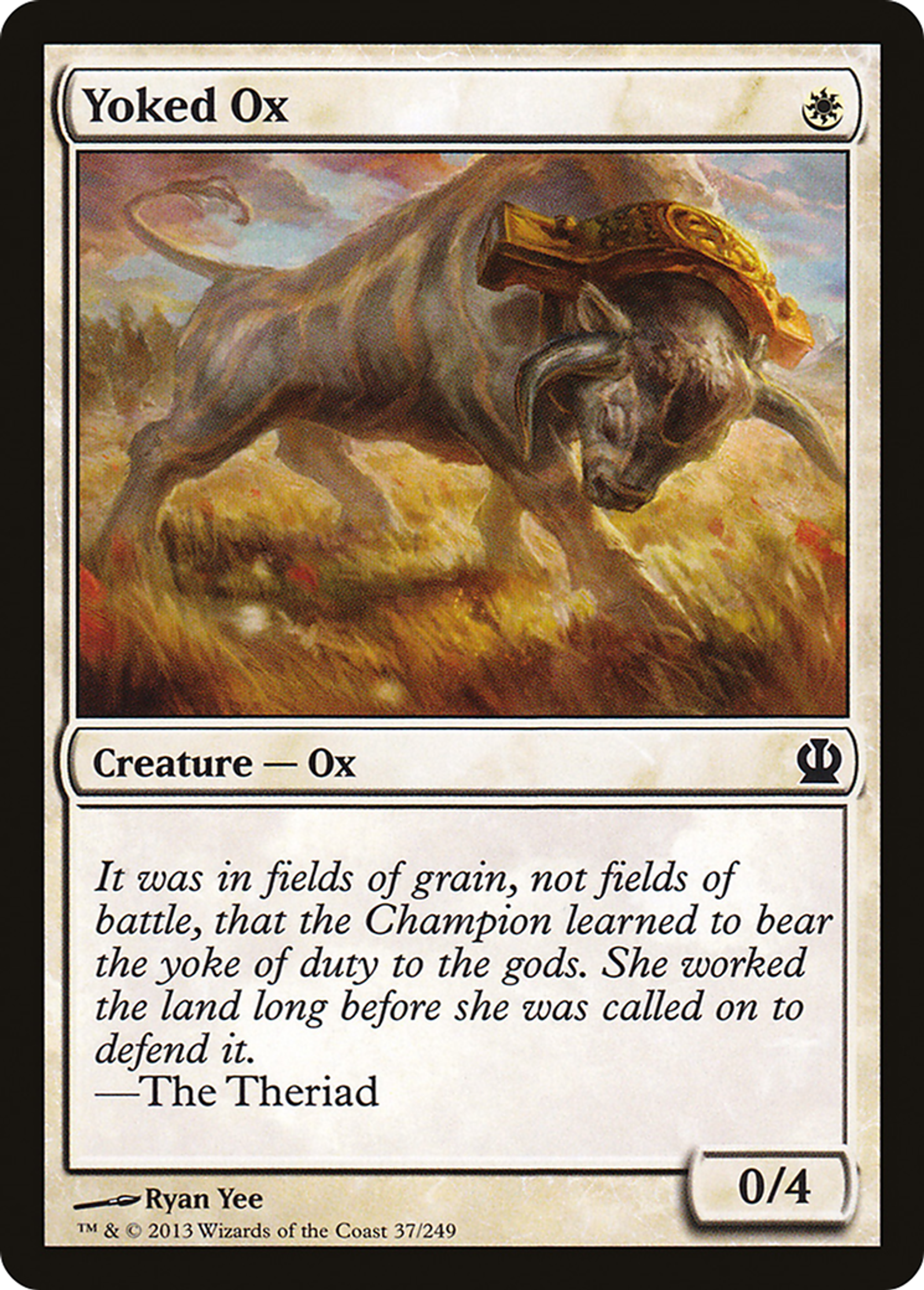 Yoked Ox — Theros — Magic: The Gathering