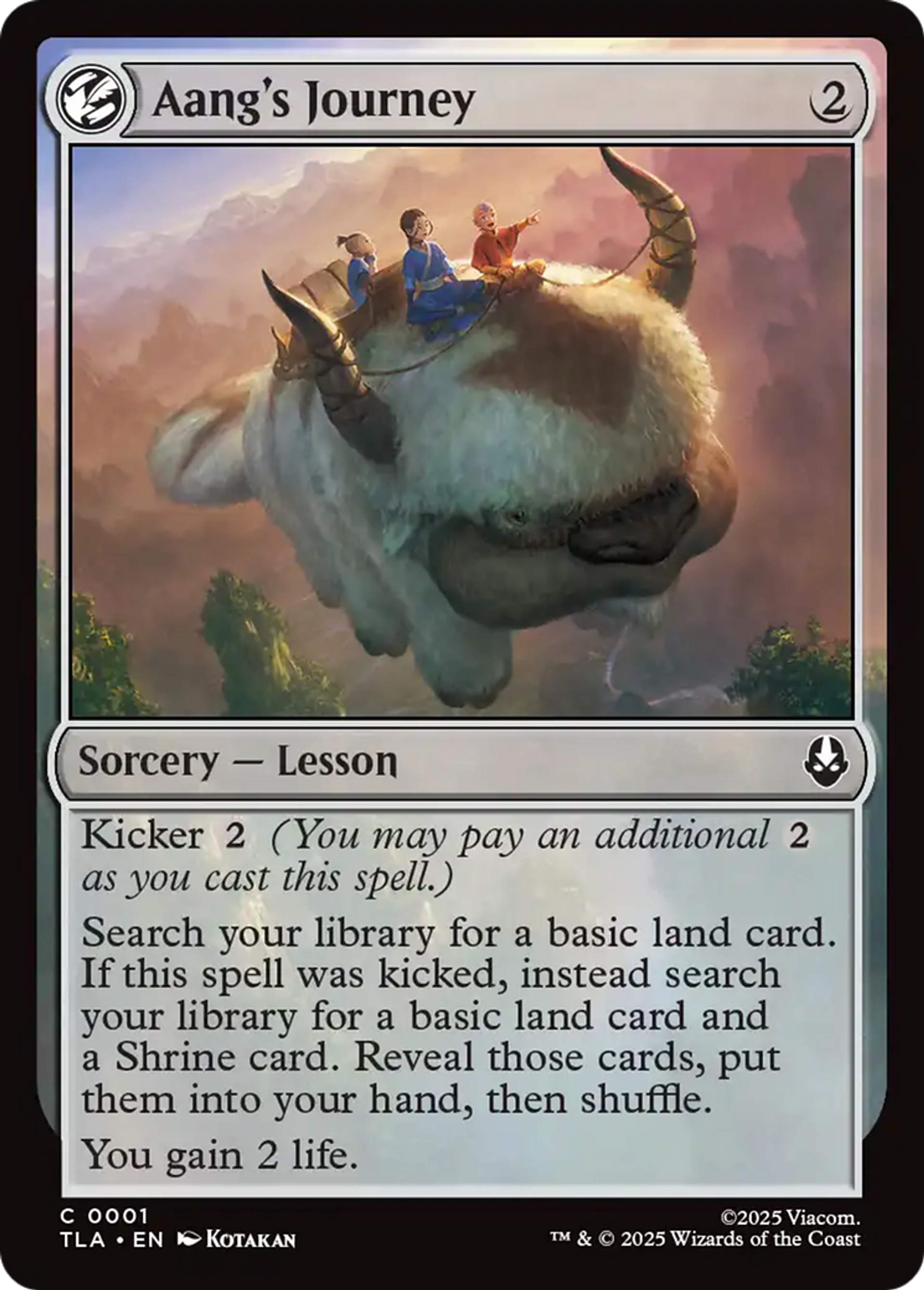 Aang's Journey — Avatar: The Last Airbender — Magic: The Gathering