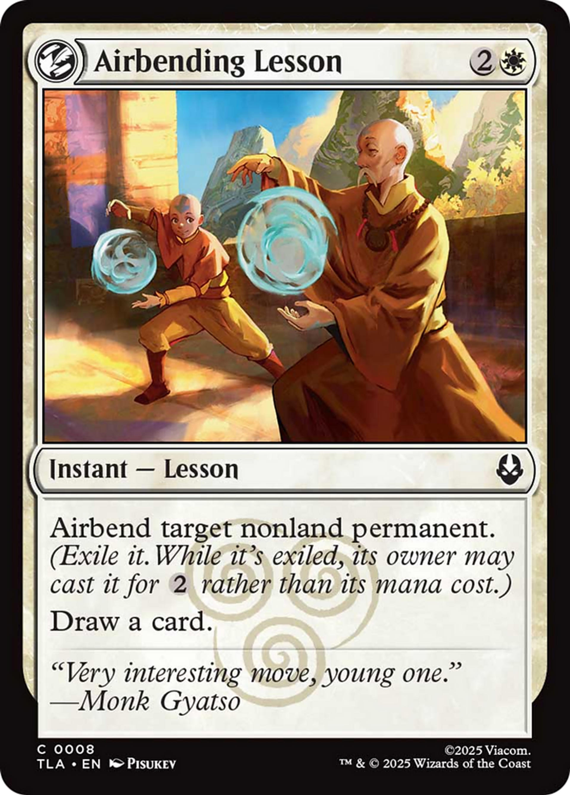 Airbending Lesson — Avatar: The Last Airbender — Magic: The Gathering